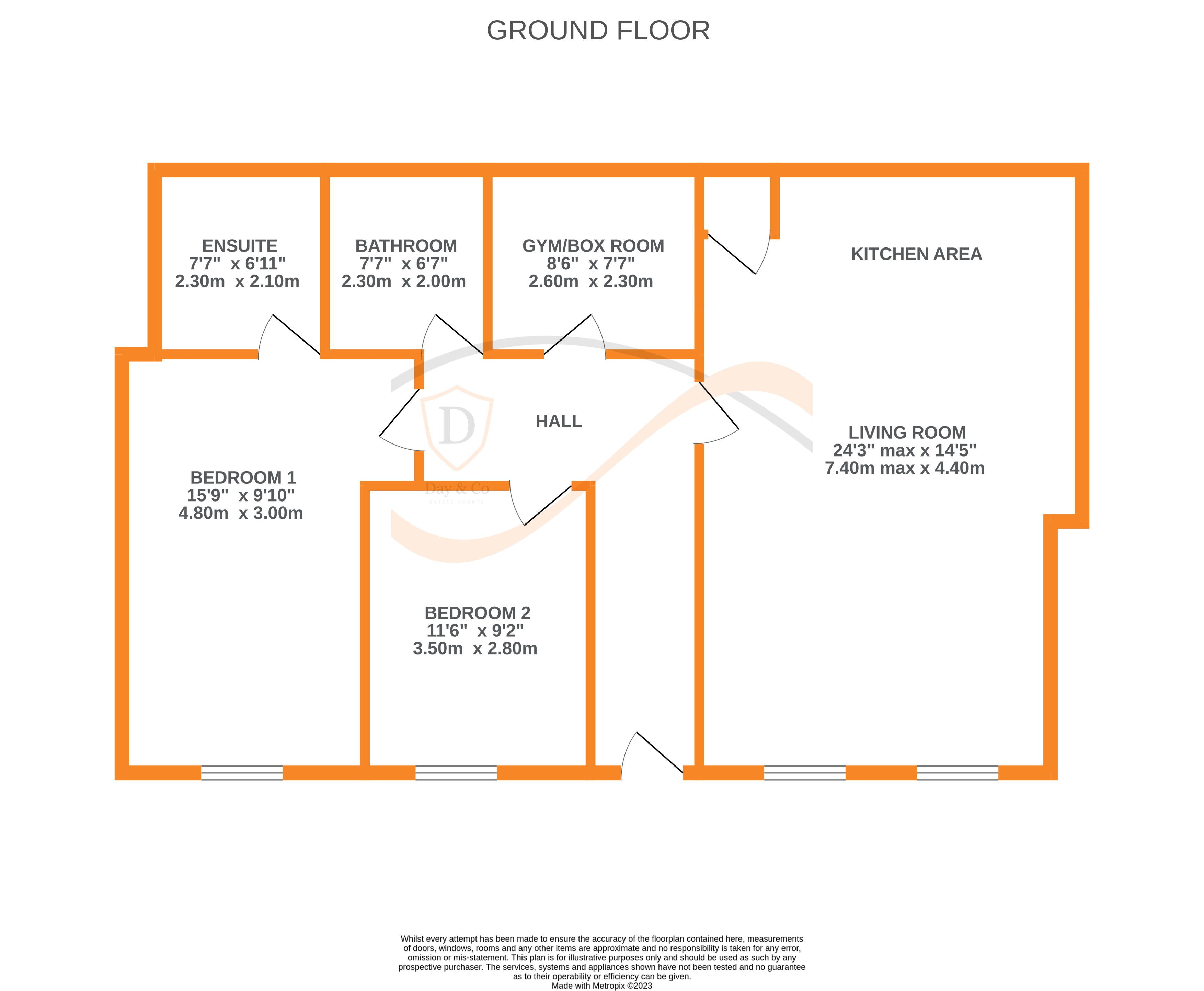Floorplans For Crossflatts, Bingley, West Yorkshire