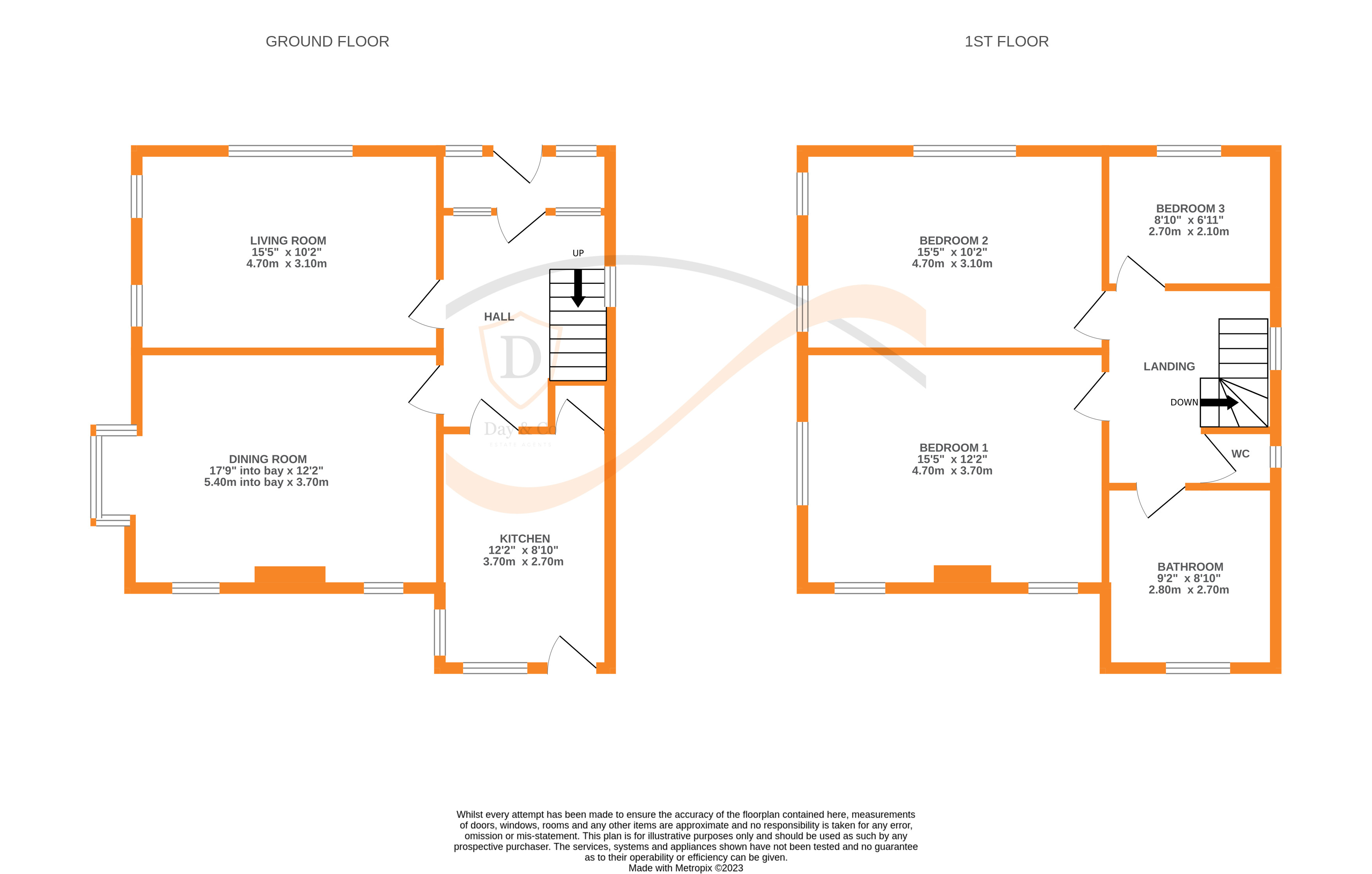 Floorplans For Exley Road, Keighley, West Yorkshire
