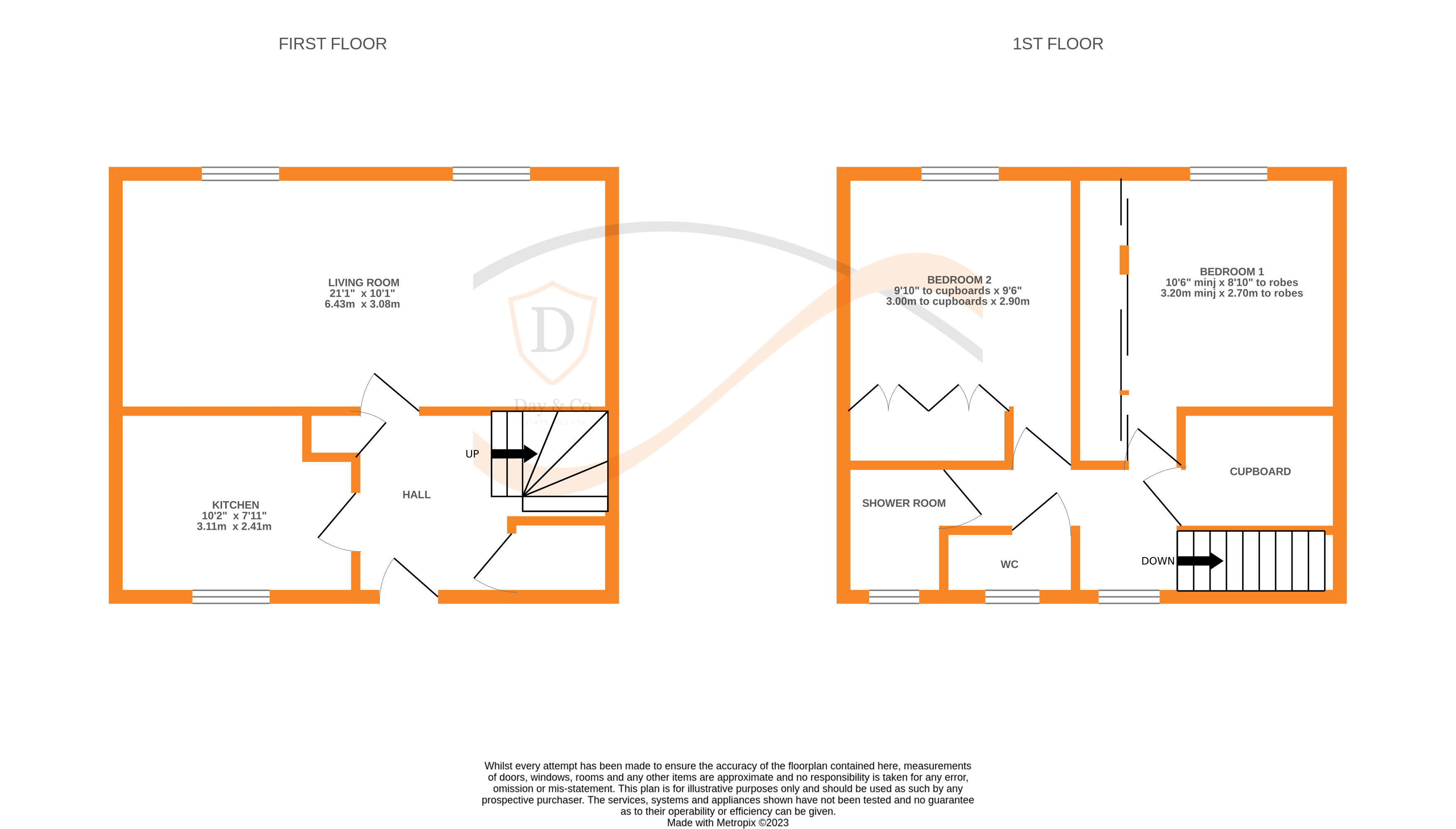 Floorplans For Crossflatts, Bingley, West Yorkshire