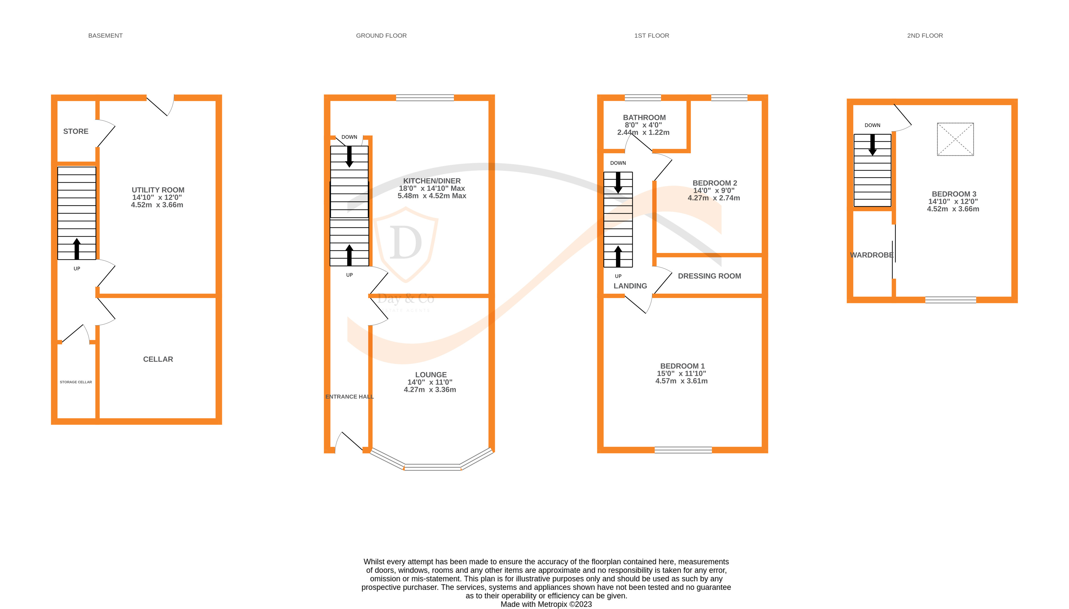 Floorplans For Linton Street, Keighley, West Yorkshire