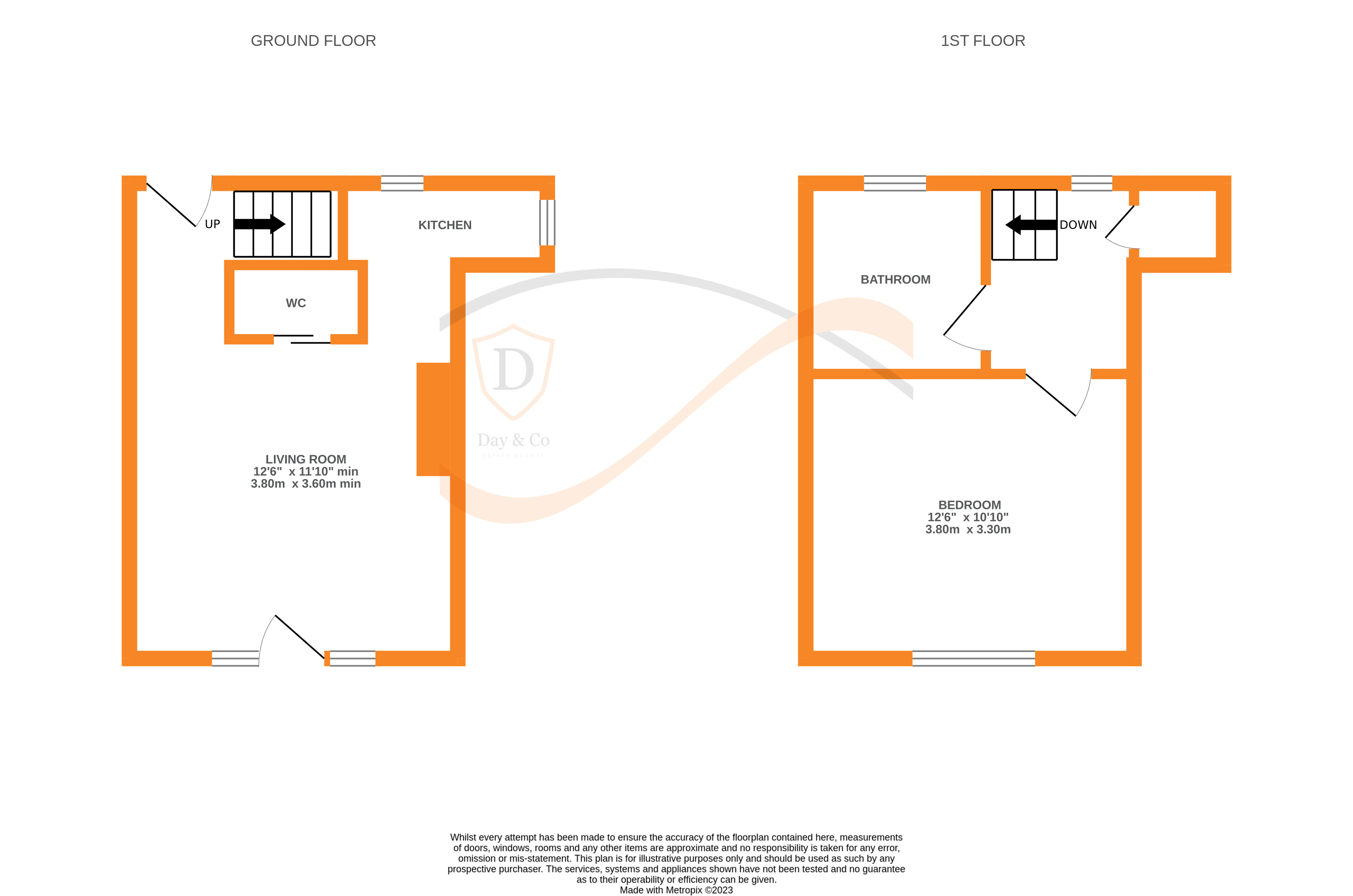 Floorplans For Utley, Keighley, West Yorkshire