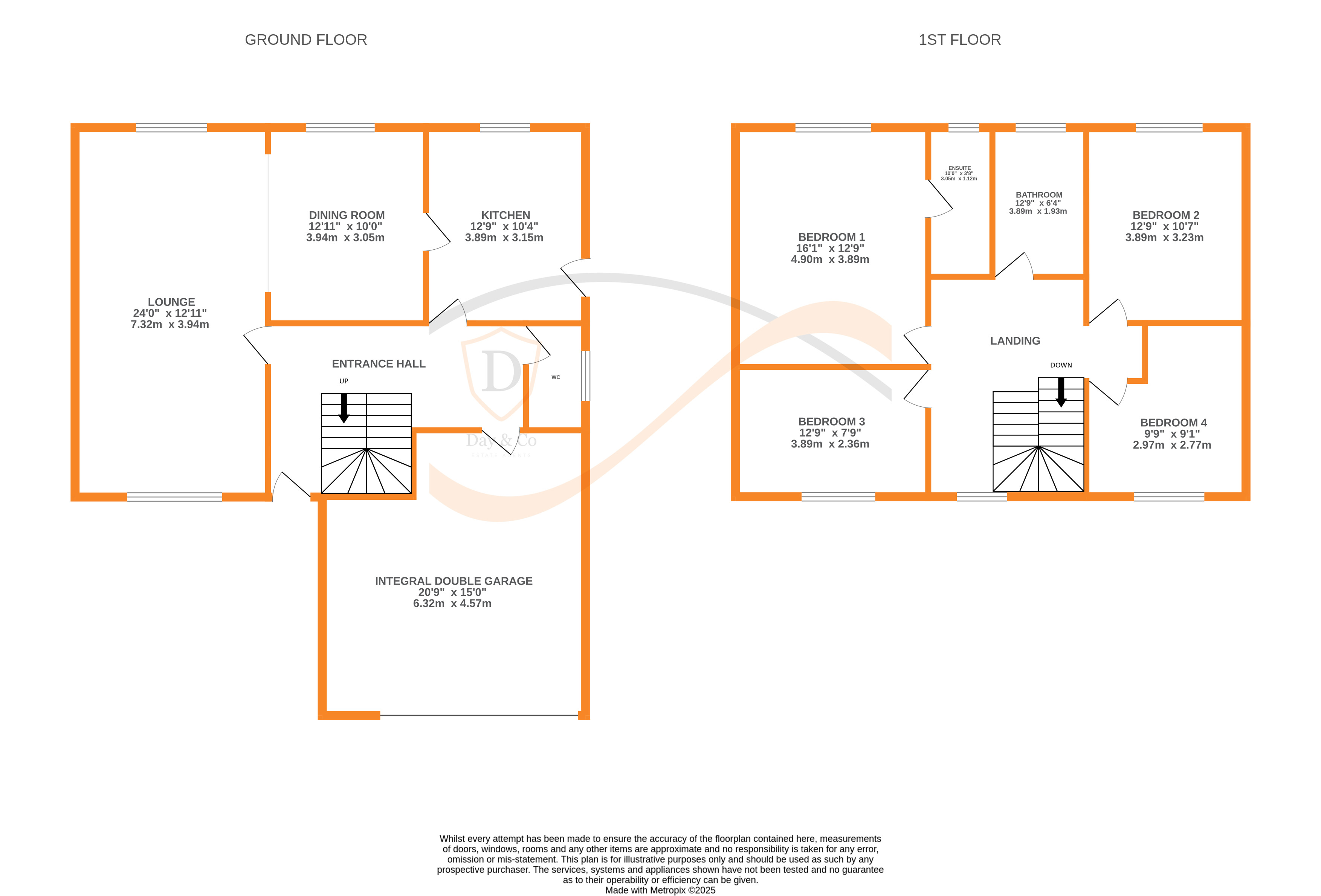 Floorplans For Utley, Keighley, West Yorkshire