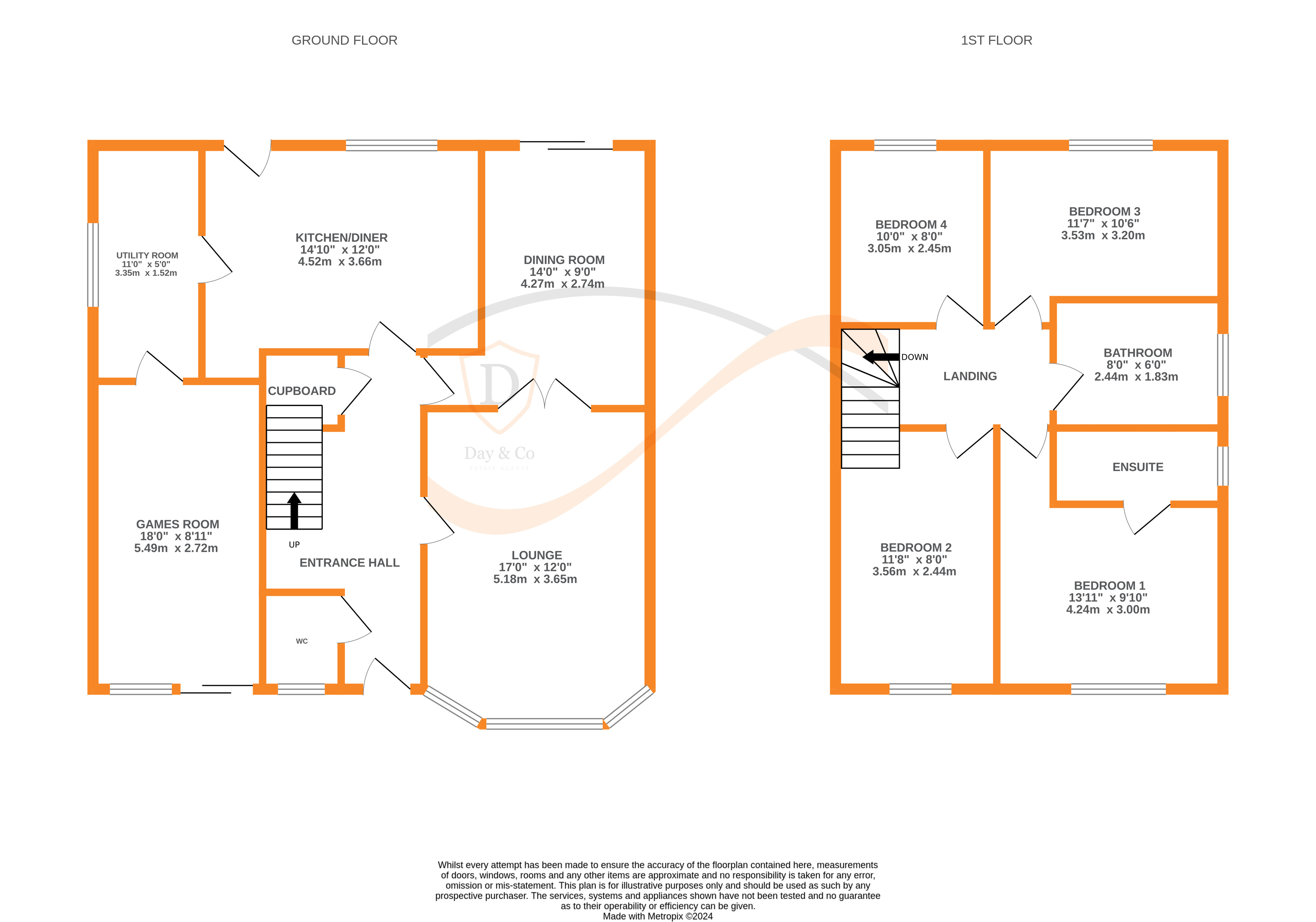 Floorplans For High Pastures, Keighley, West Yorkshire