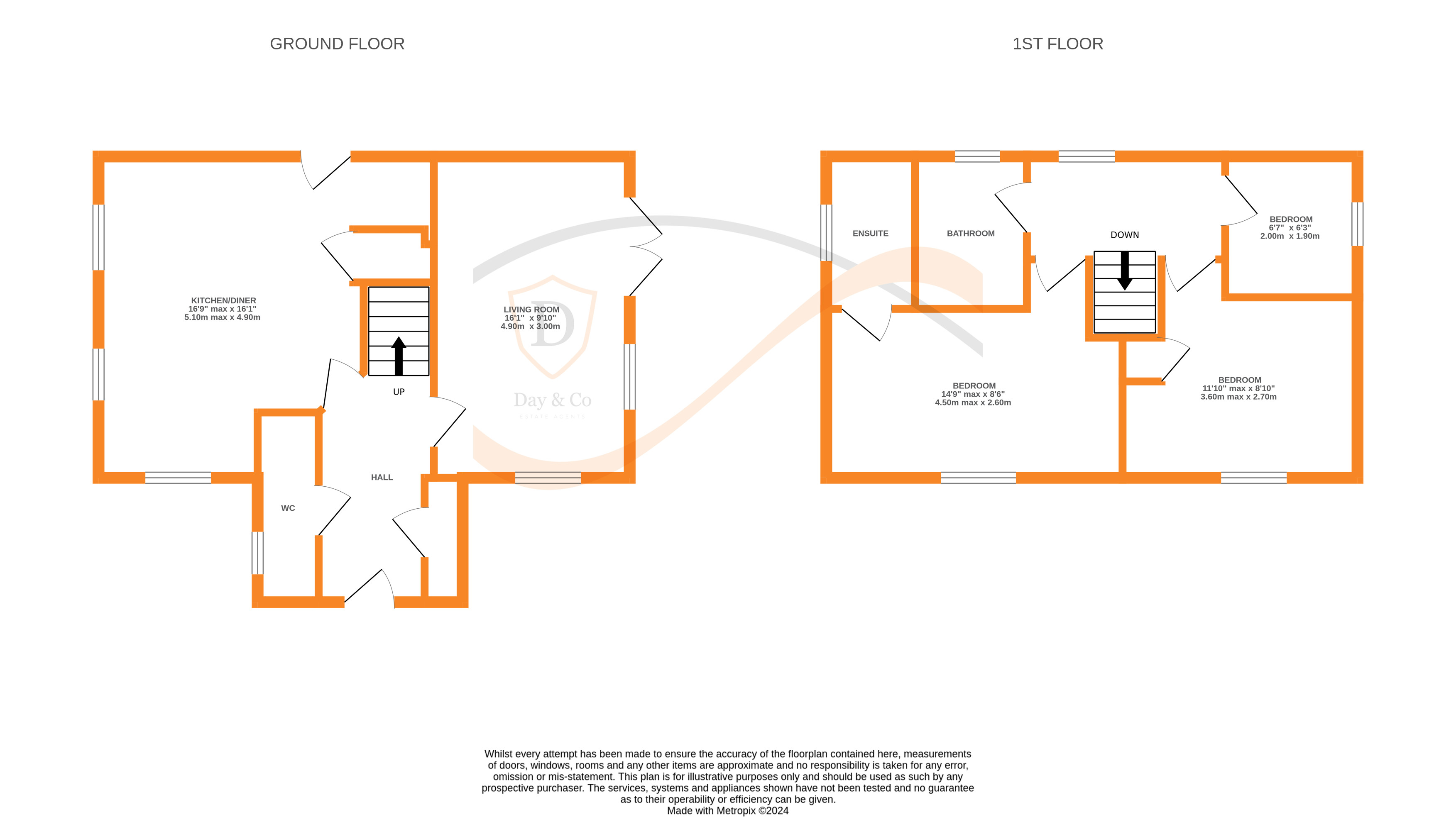 Floorplans For Low Whin Fold, Keighley, West Yorkshire
