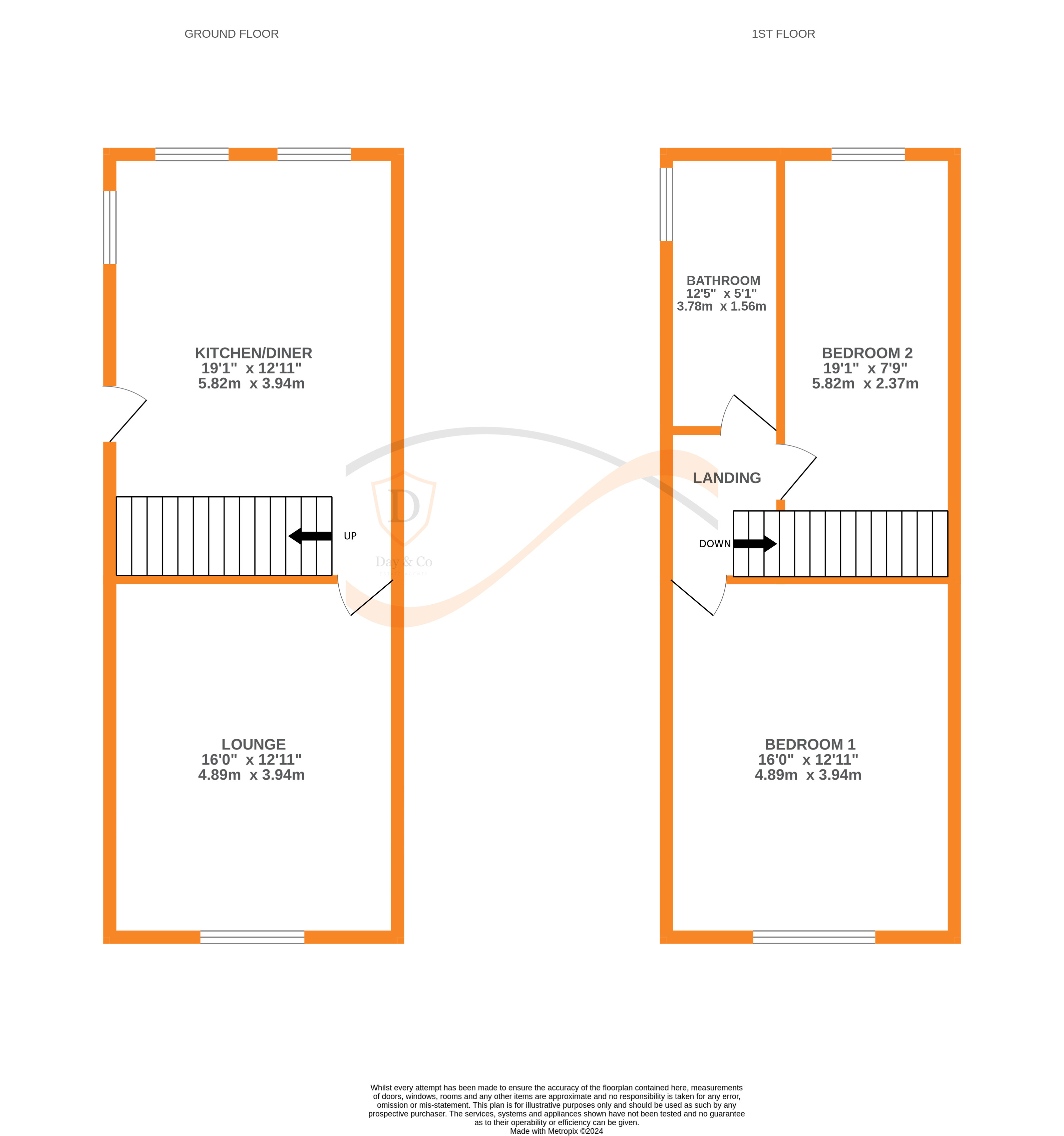 Floorplans For Haworth, Keighley, West Yorkshire