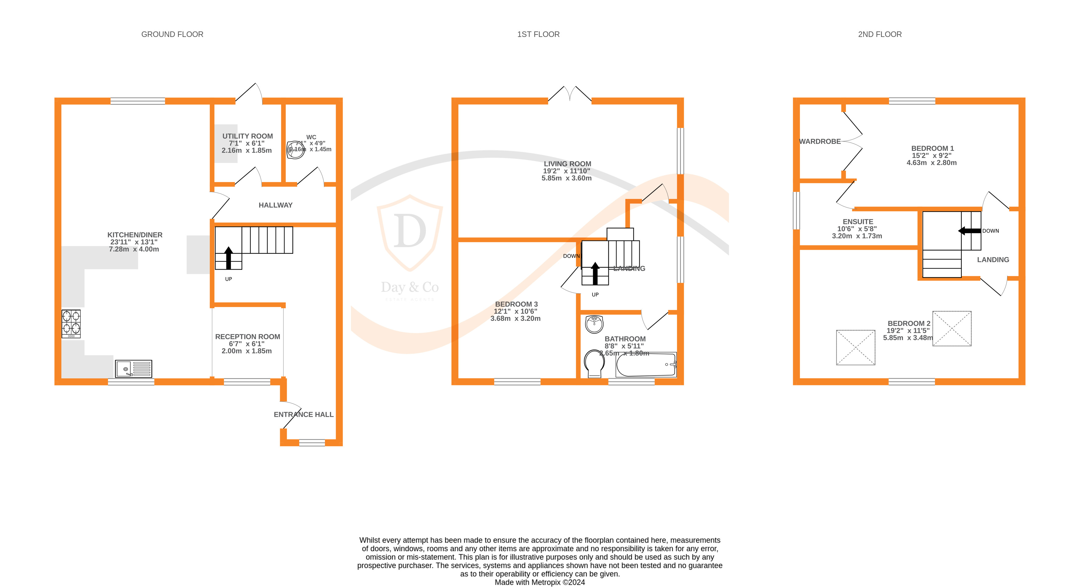 Floorplans For Cross Roads, Keighley, West Yorkshire