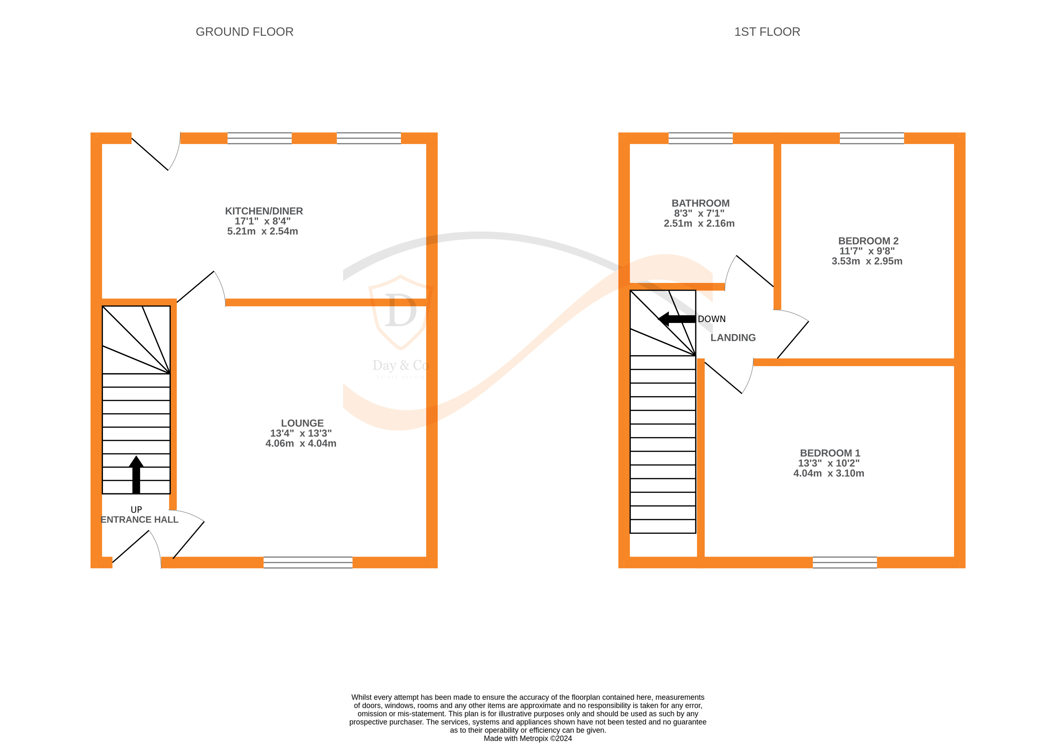 Floorplans For Highfield Road, Keighley, West Yorkshire