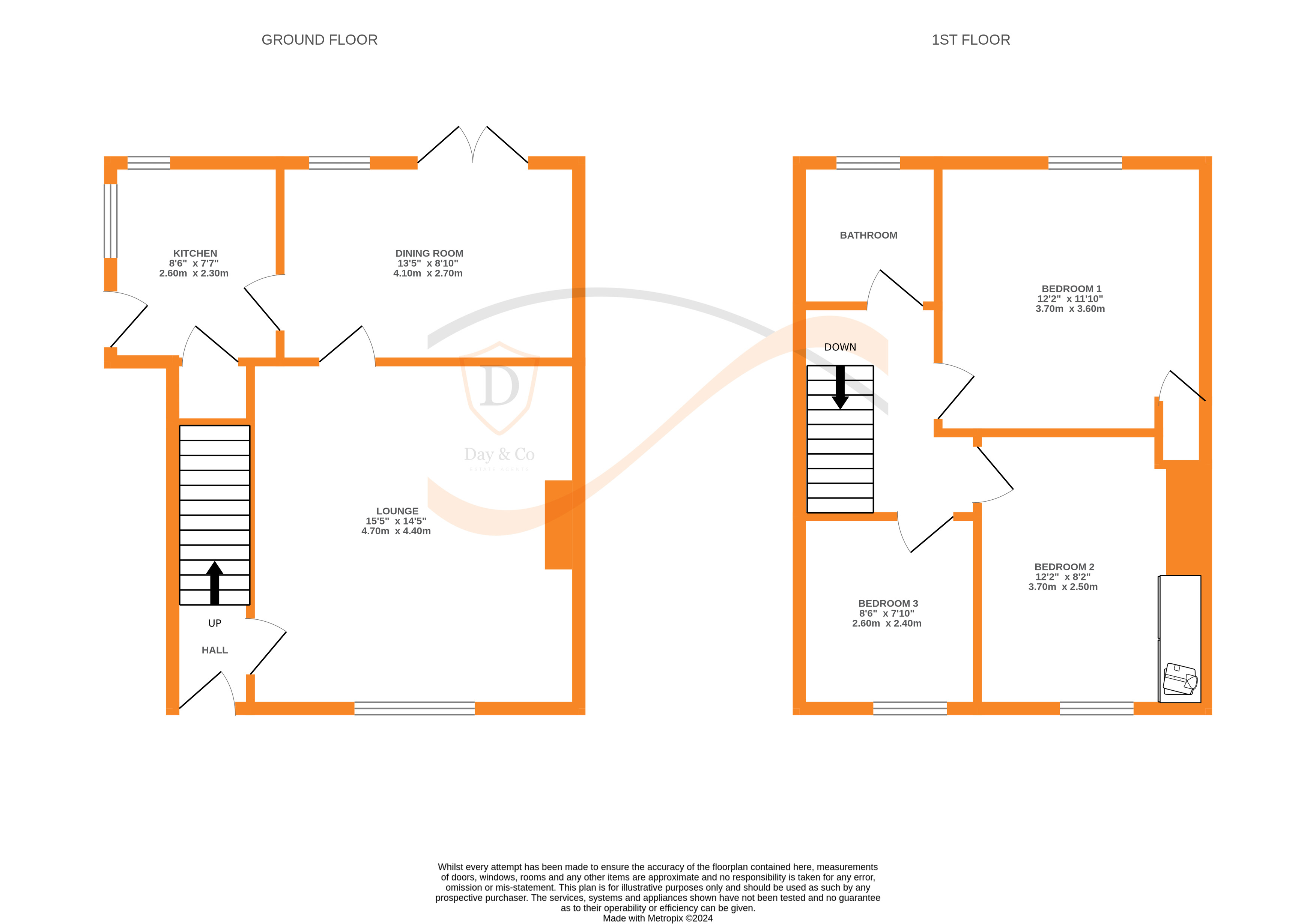 Floorplans For Wingate Avenue, Keighley, West Yorkshire