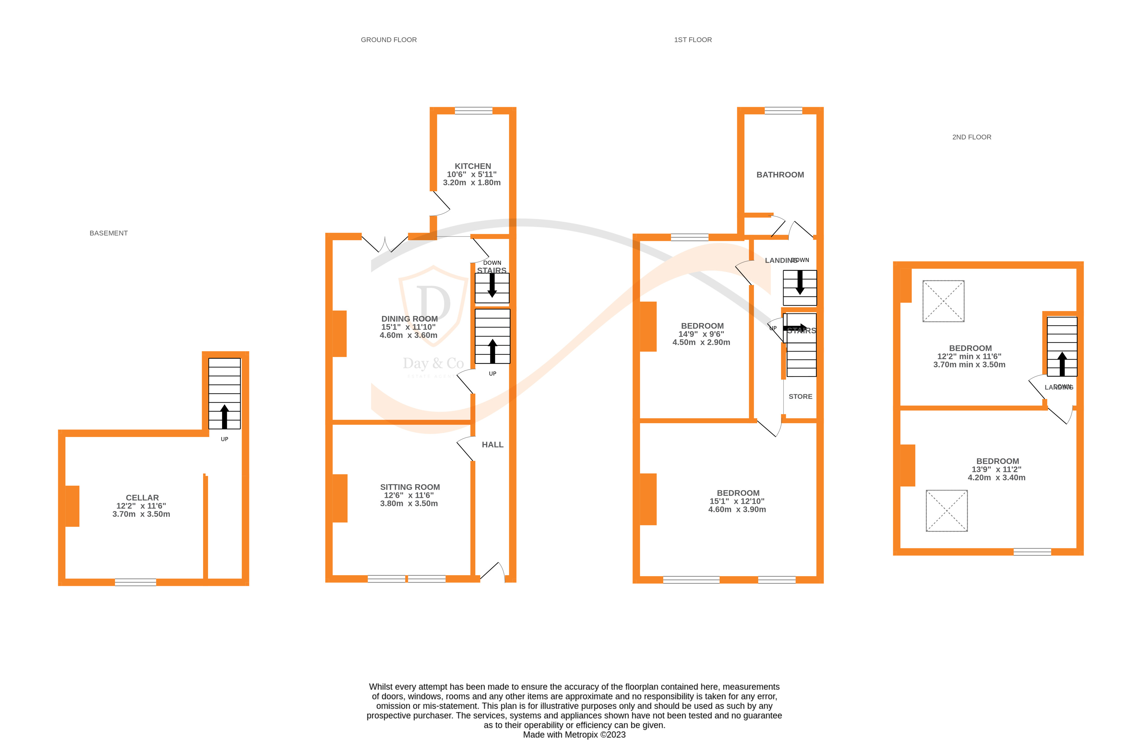 Floorplans For Skipton Road, Keighley, West Yorkshire