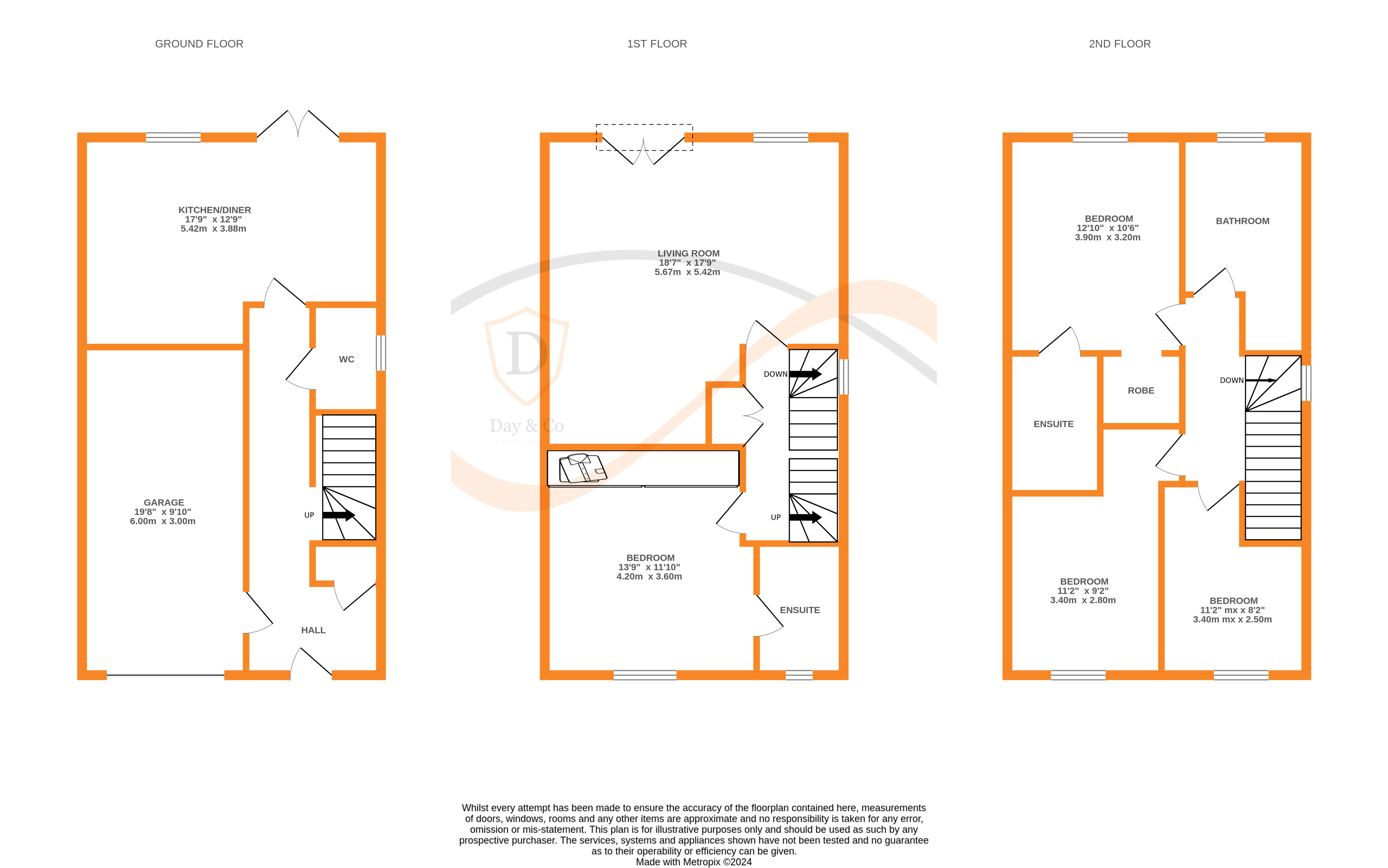 Floorplans For Becks Road, Keighley, West Yorkshire
