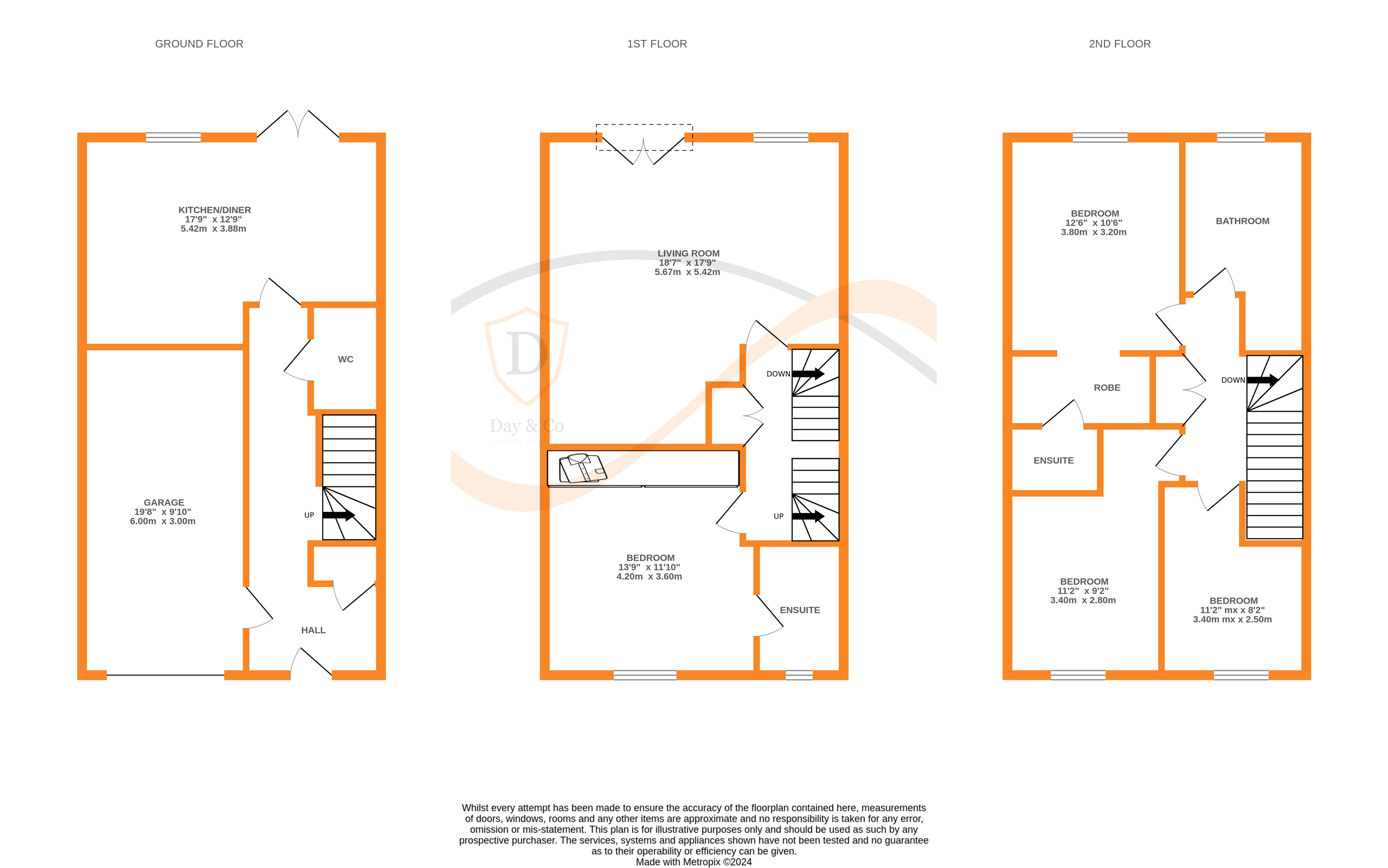 Floorplans For Becks Road, Keighley, West Yorkshire
