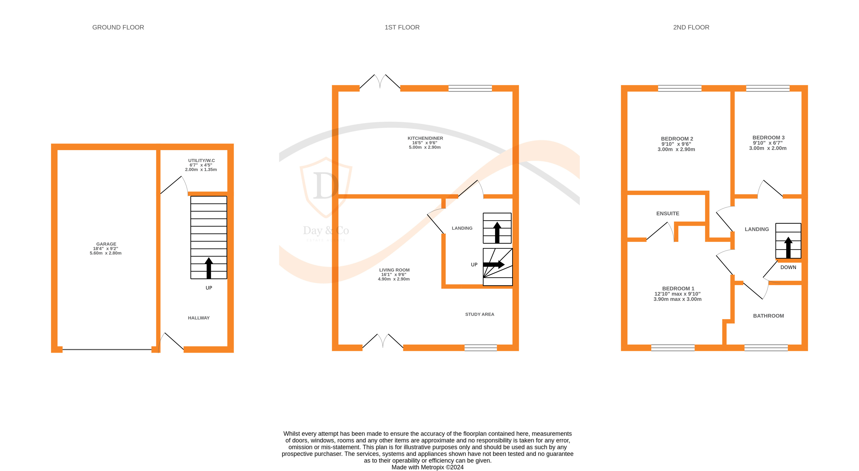 Floorplans For Staincliffe Drive, Keighley, West Yorkshire
