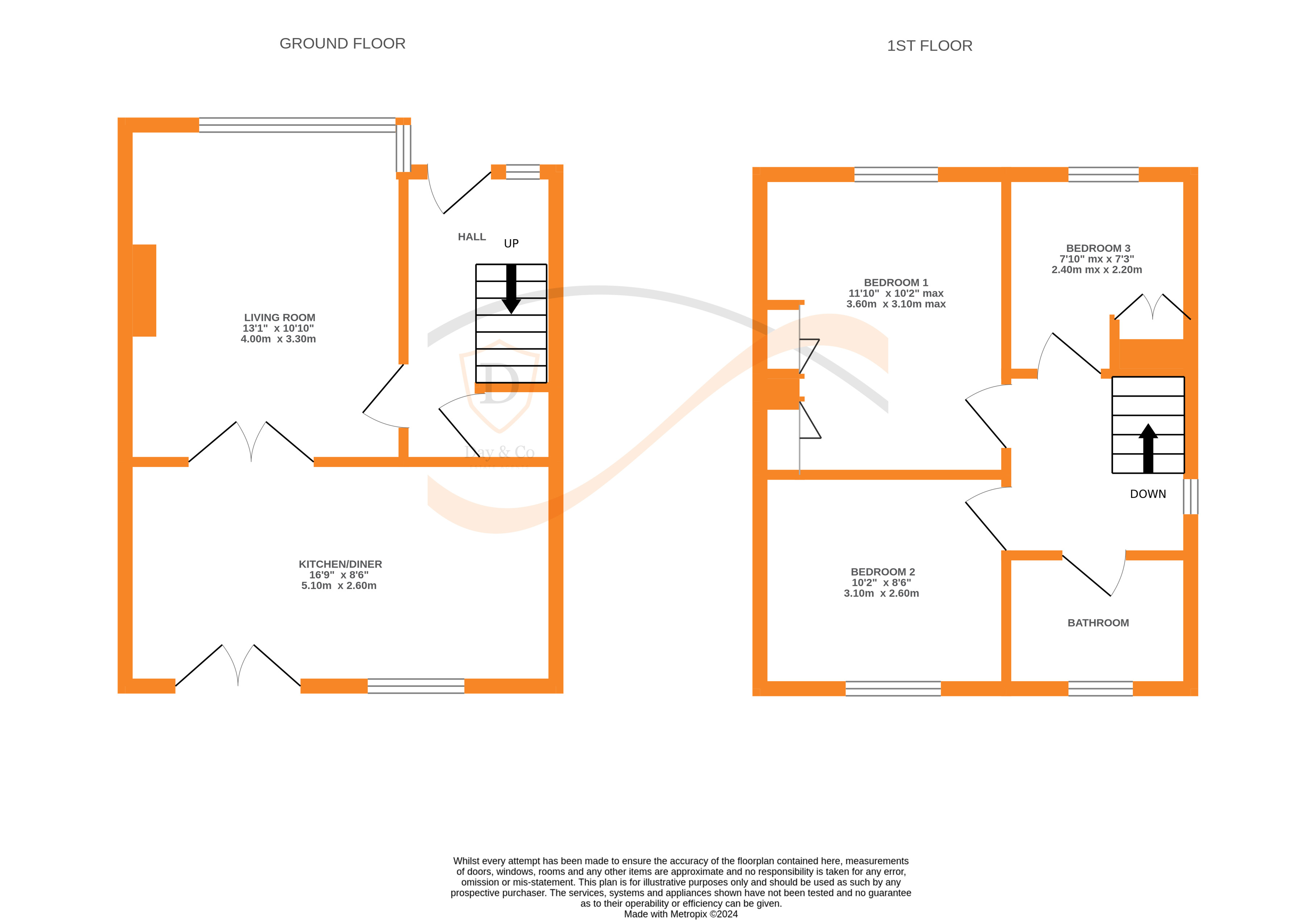 Floorplans For Cross Roads, Keighley, West Yorkshire