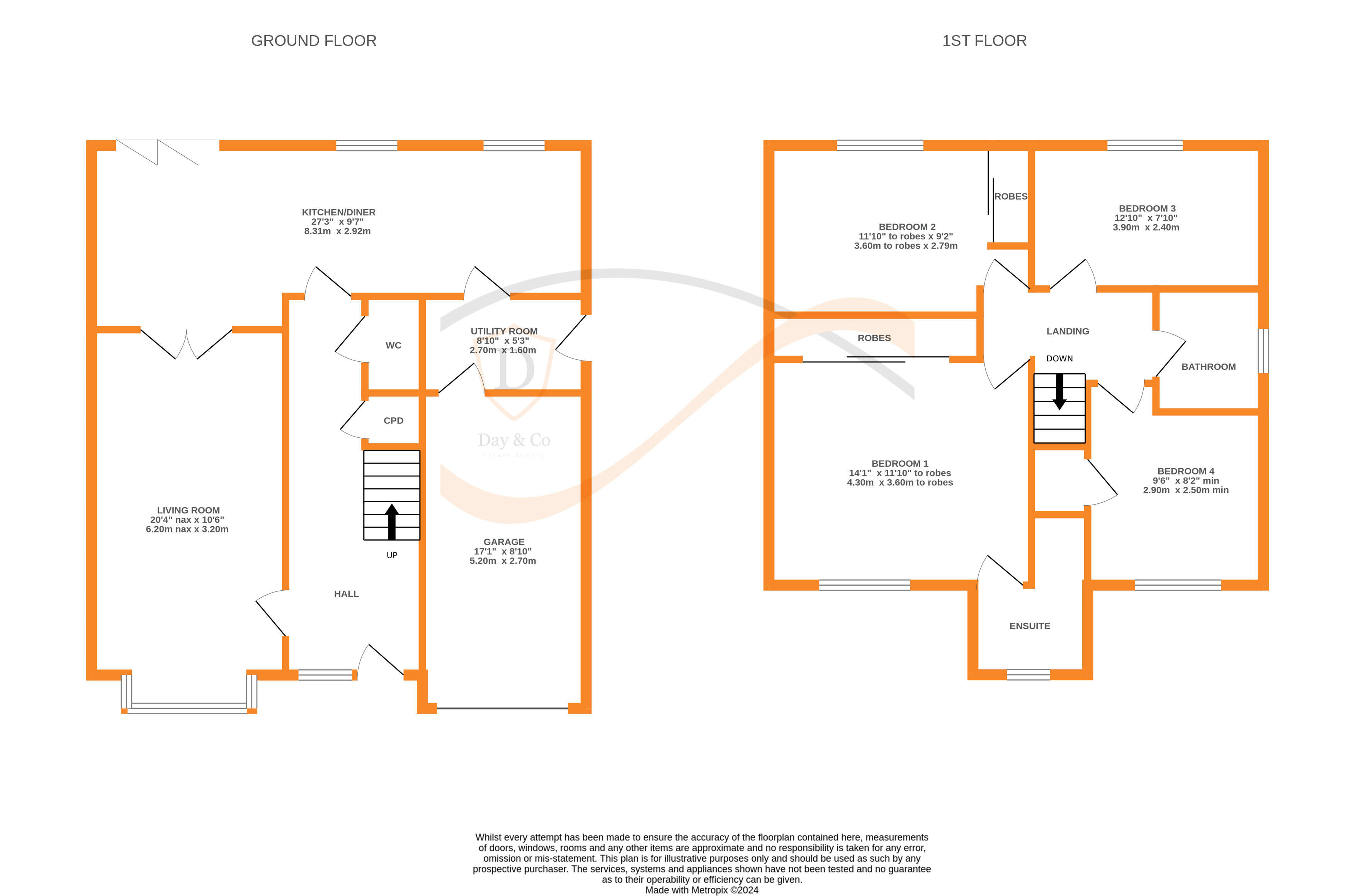 Floorplans For Haworth, Keighley, West Yorkshire