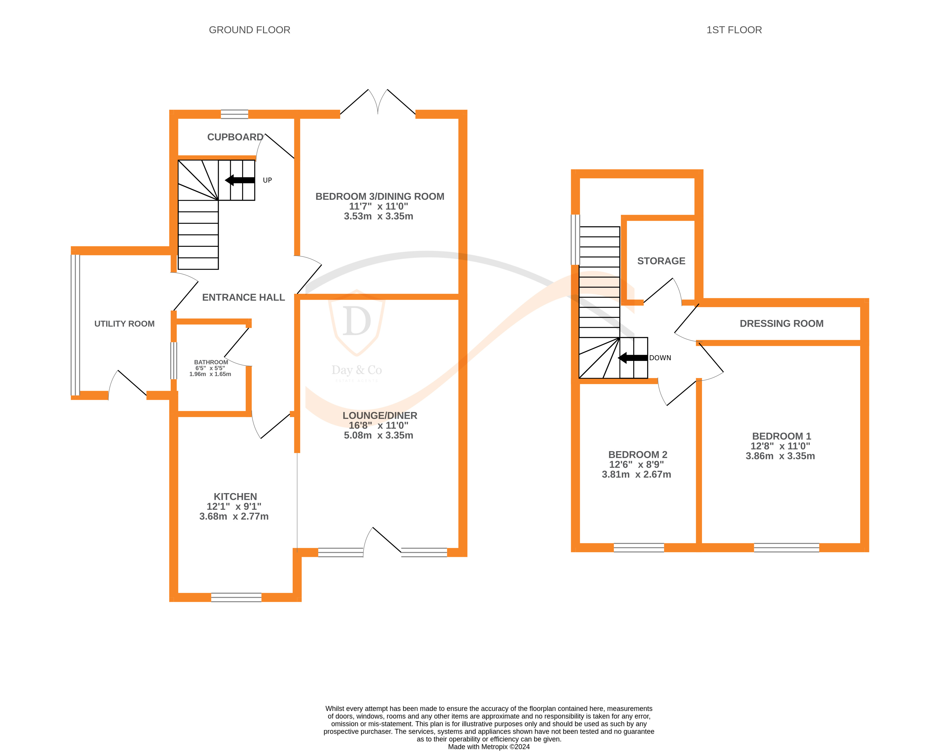 Floorplans For Wheathead Drive, Keighley, West Yorkshire