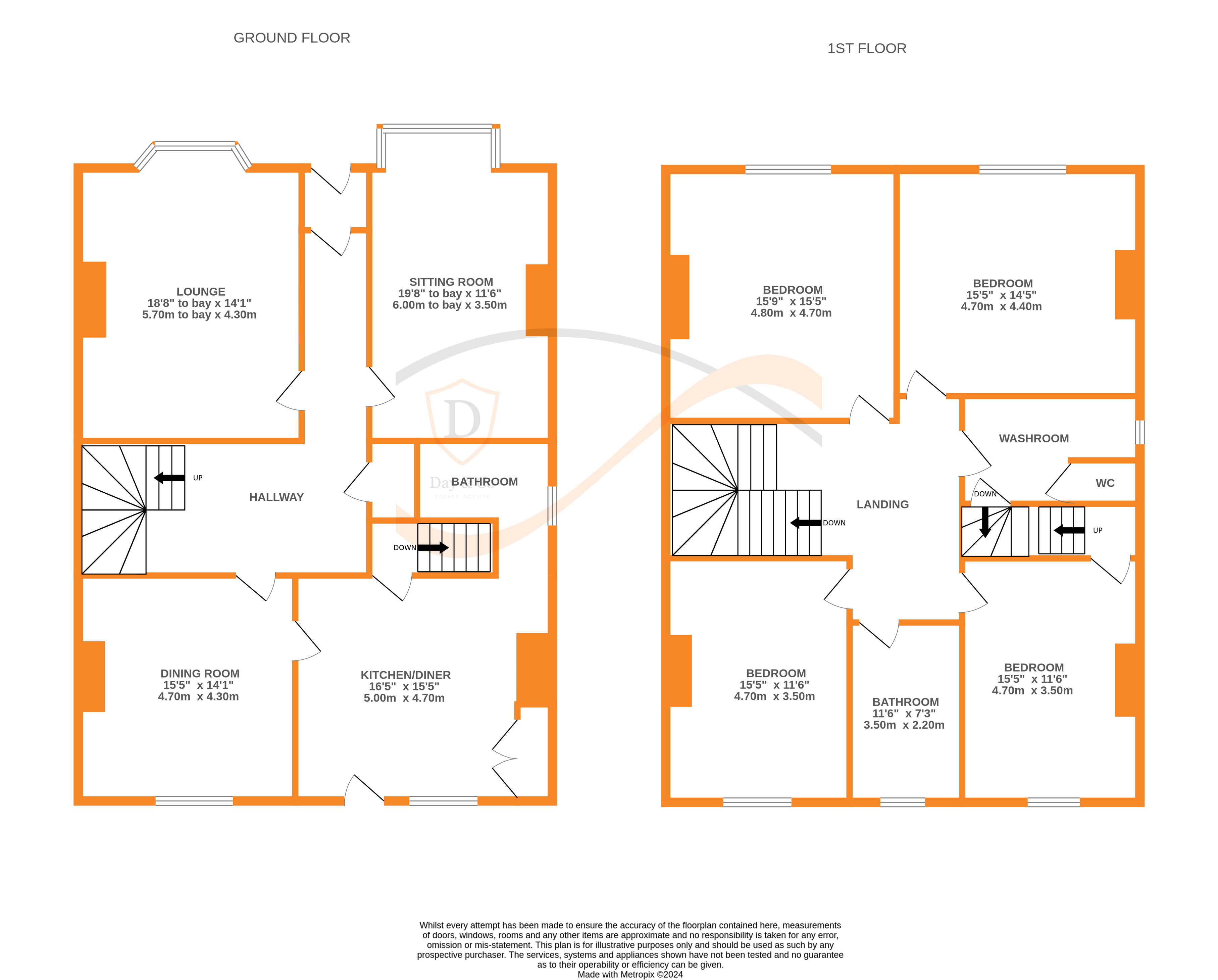 Floorplans For Woodville Road, Keighley, West Yorkshire