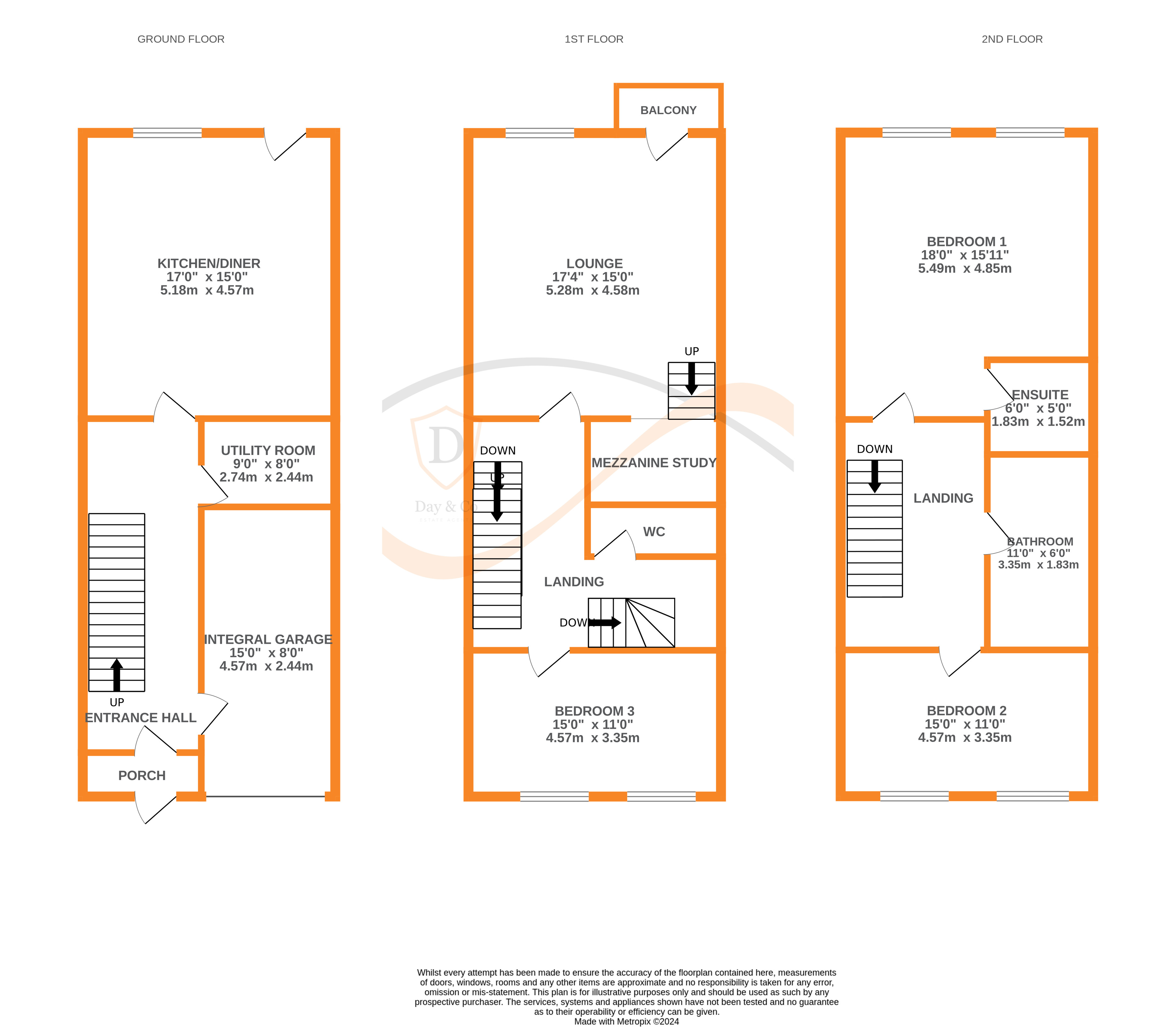 Floorplans For Oxenhope, Keighley, West Yorkshire