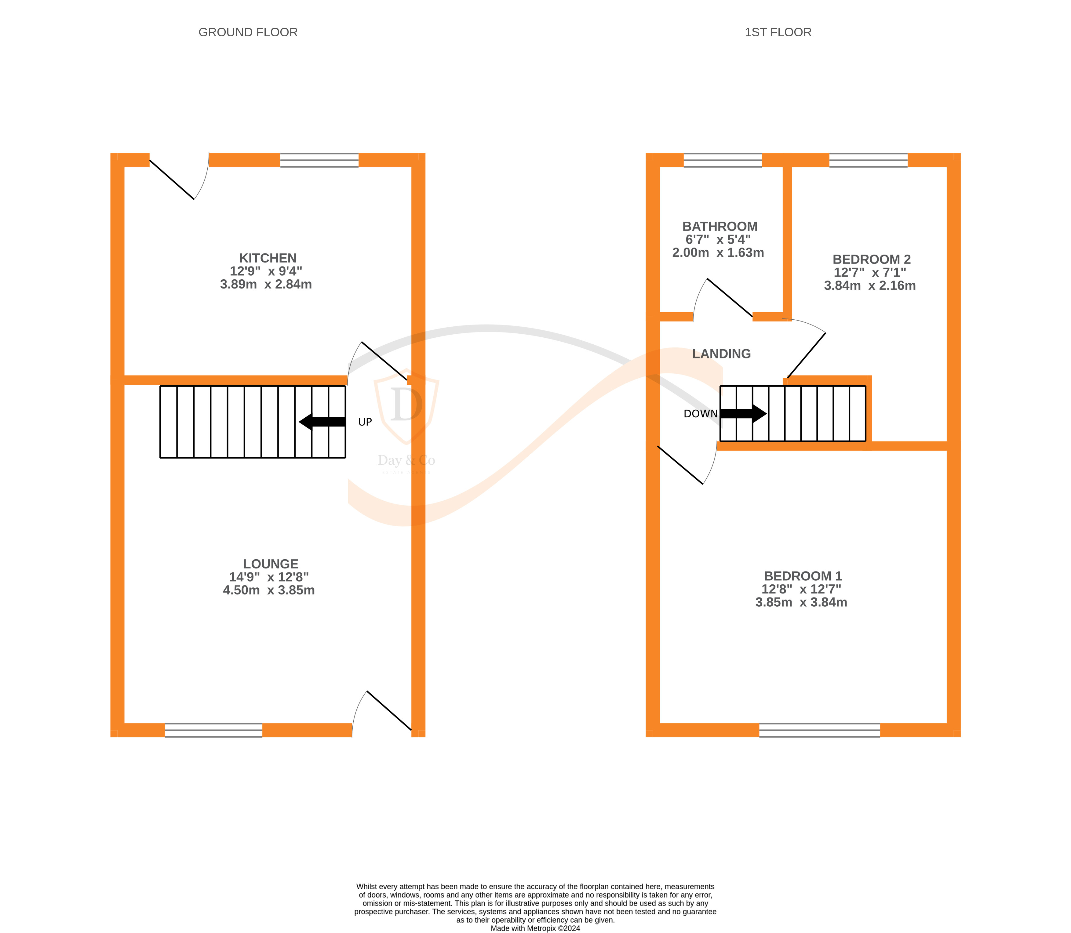 Floorplans For Thorncliffe Road, Keighley, West Yorkshire