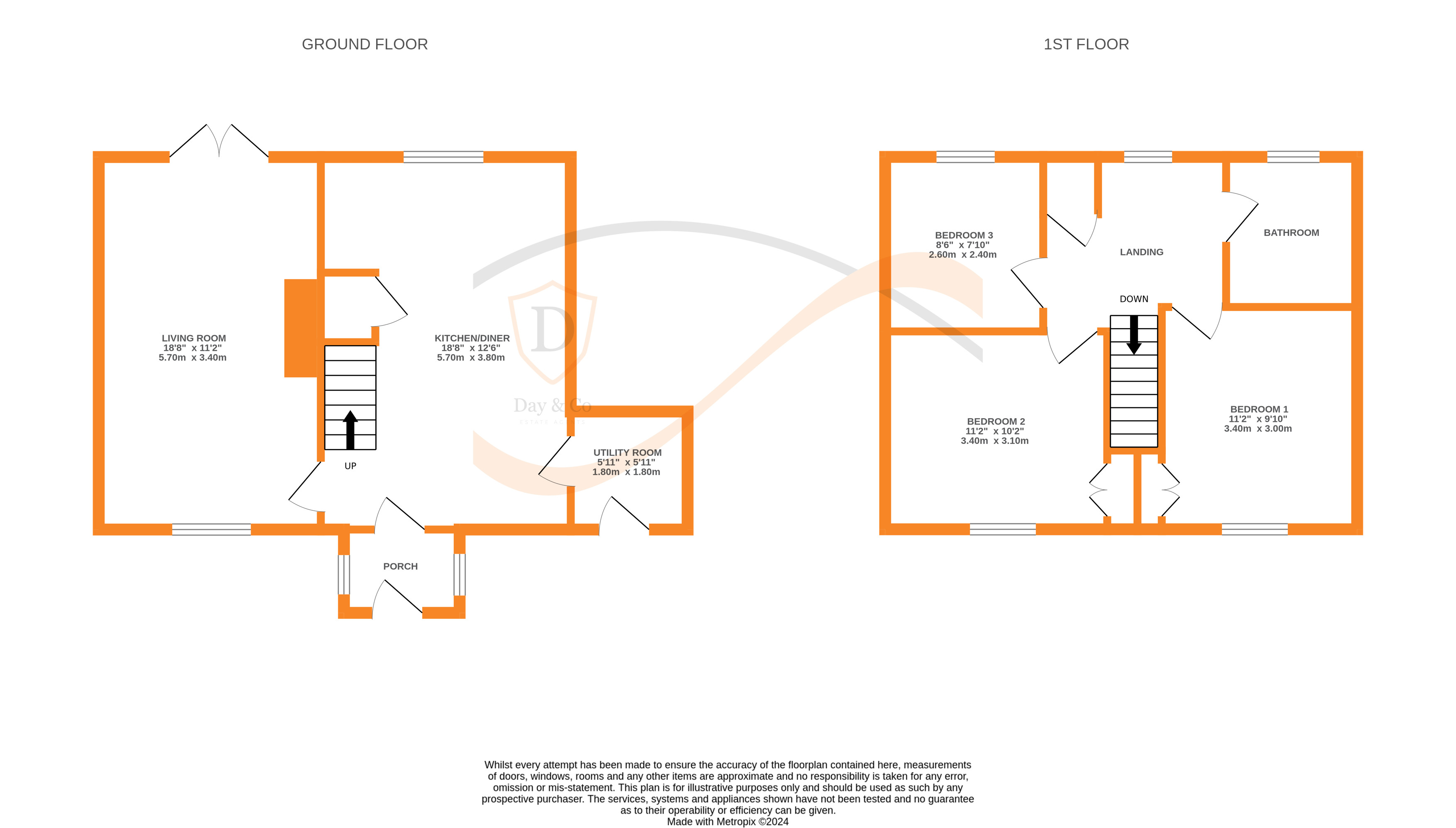 Floorplans For Stanbury, Keighley, West Yorkshire