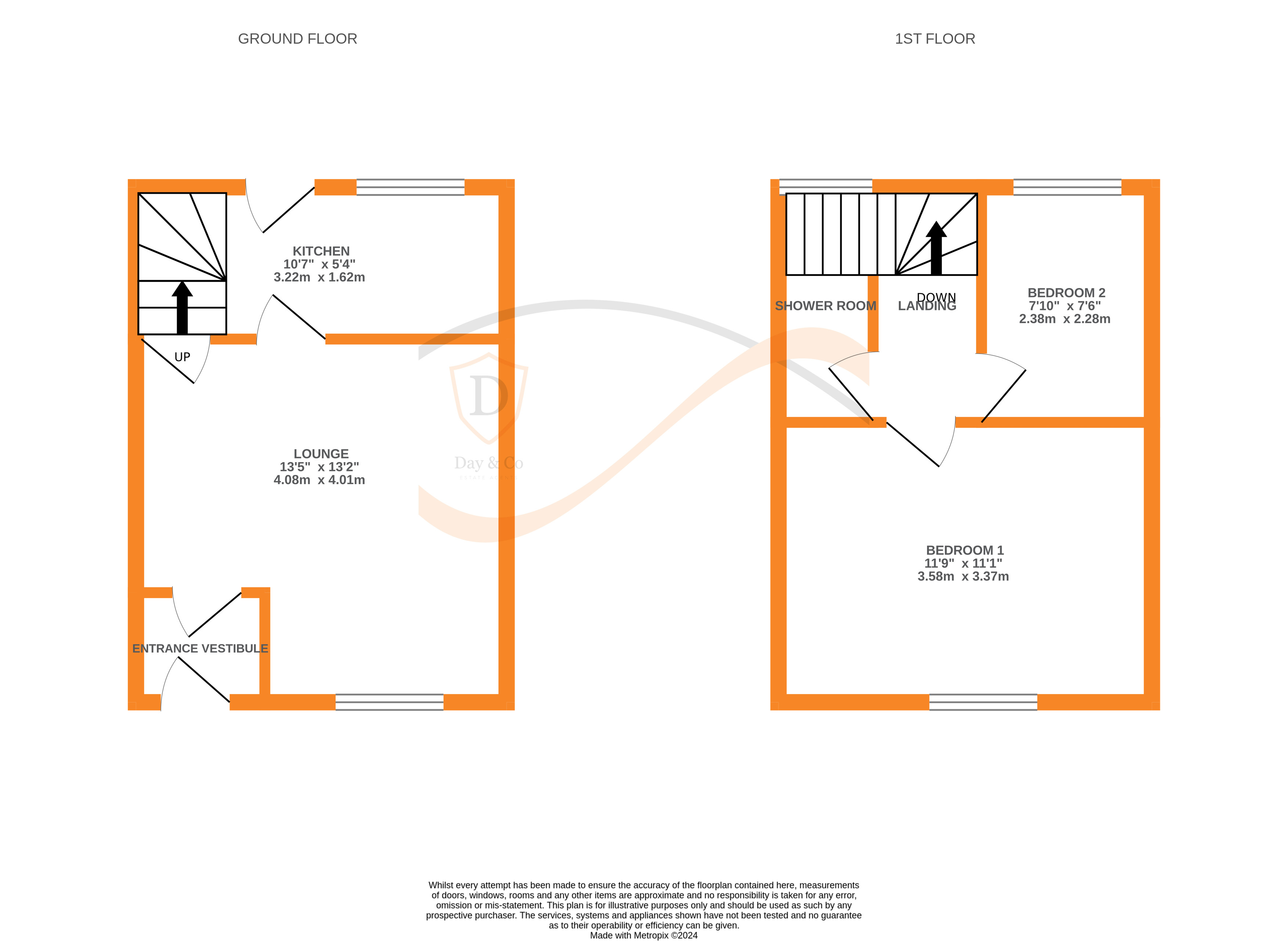 Floorplans For Oakworth, Keighley, West Yorkshire