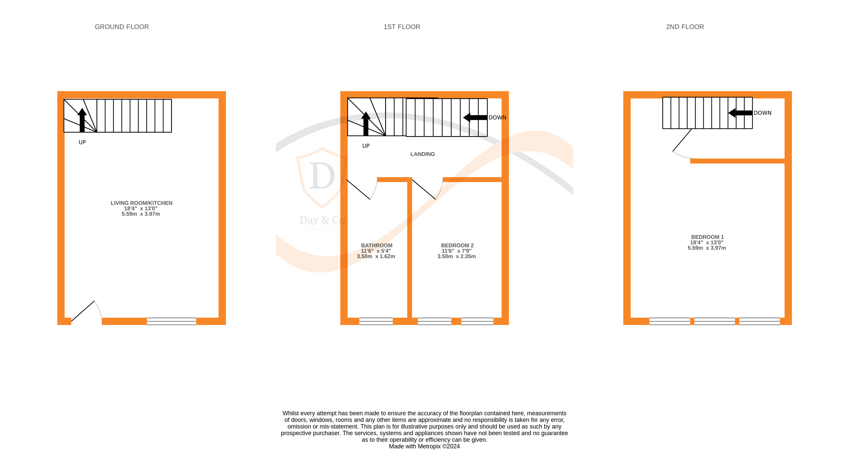 Floorplans For Oakworth, Keighley, West Yorkshire