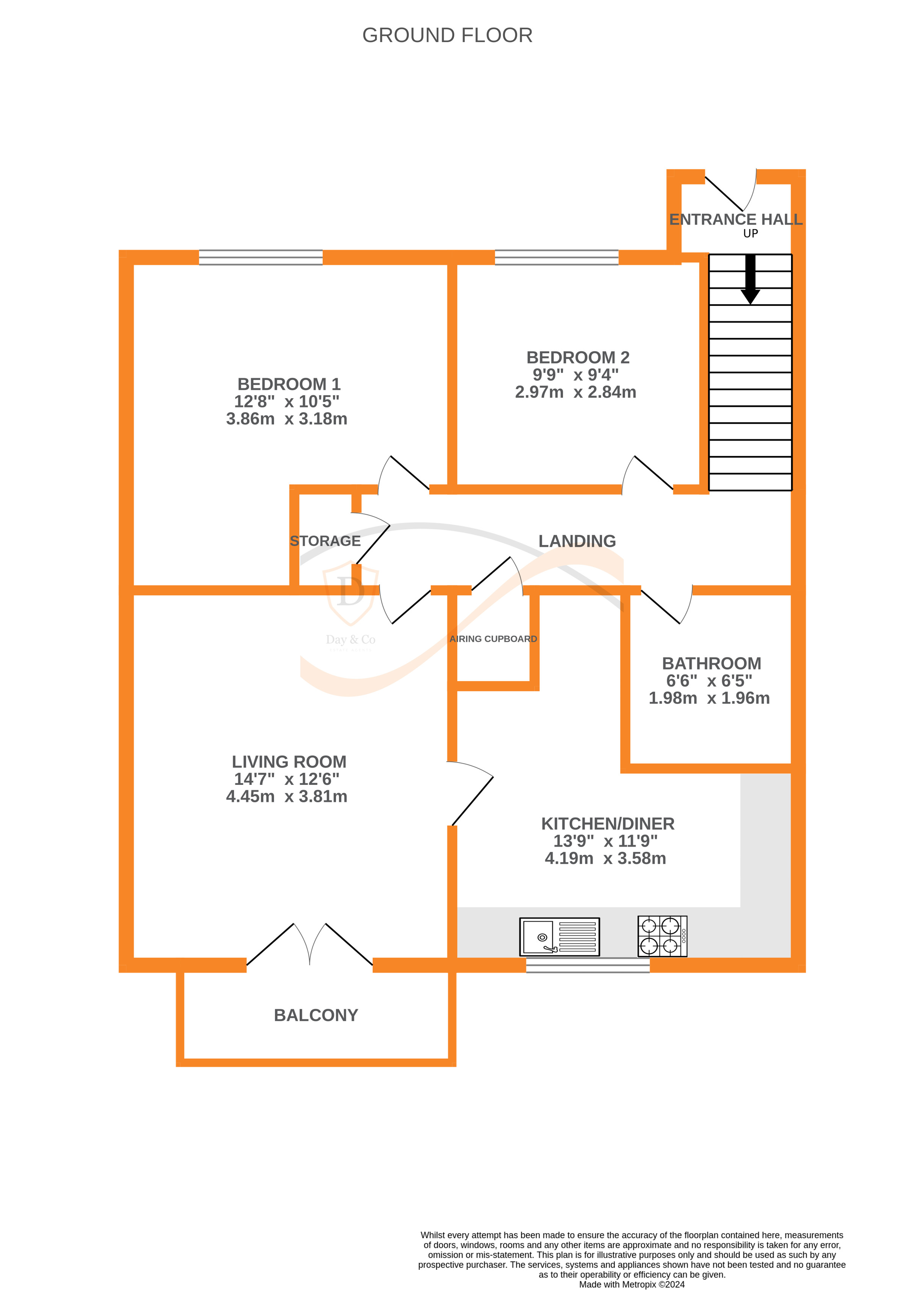 Floorplans For Swan Avenue, Bingley, West Yorkshire