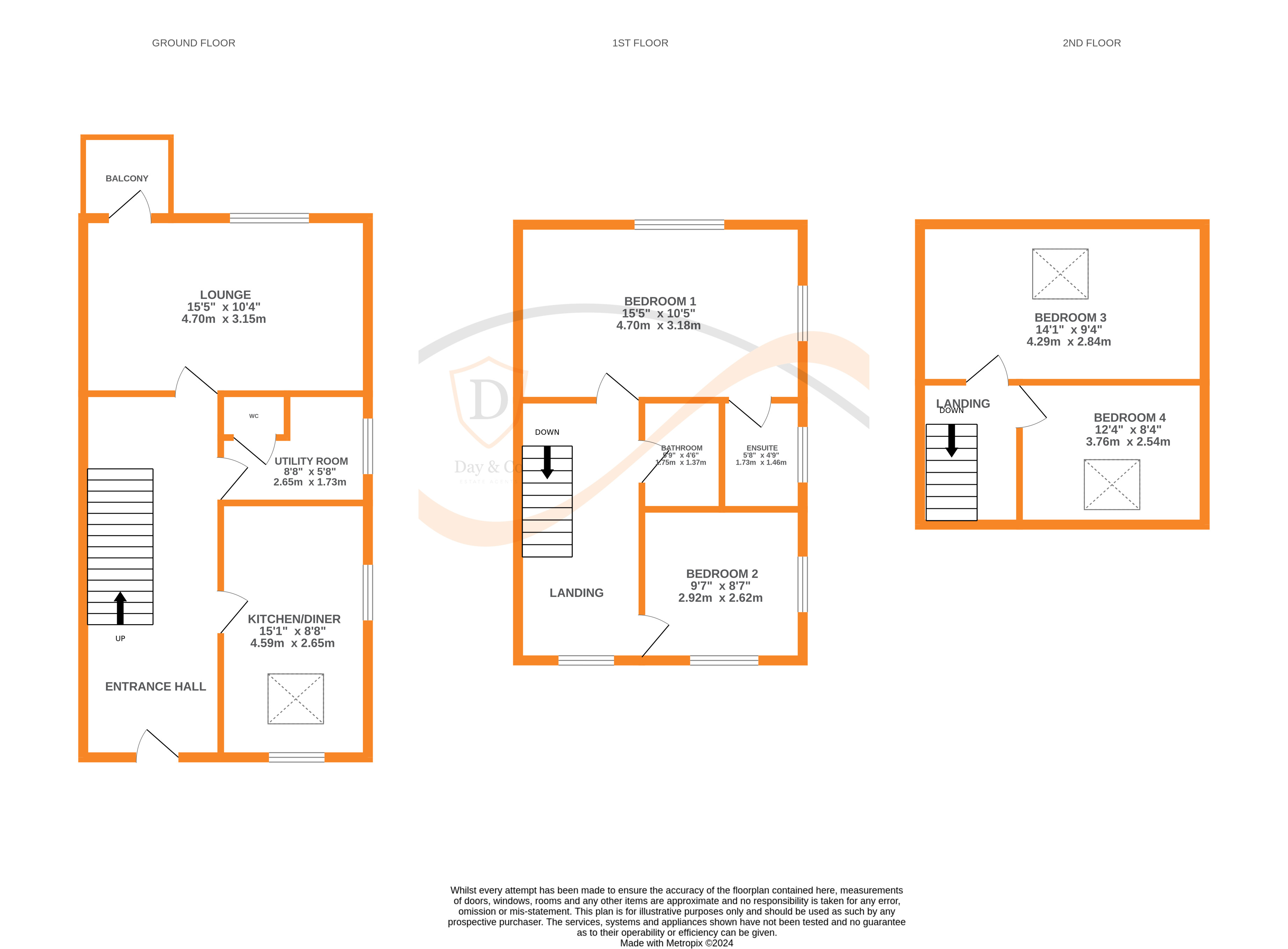 Floorplans For Bromley Road, Bingley, West Yorkshire