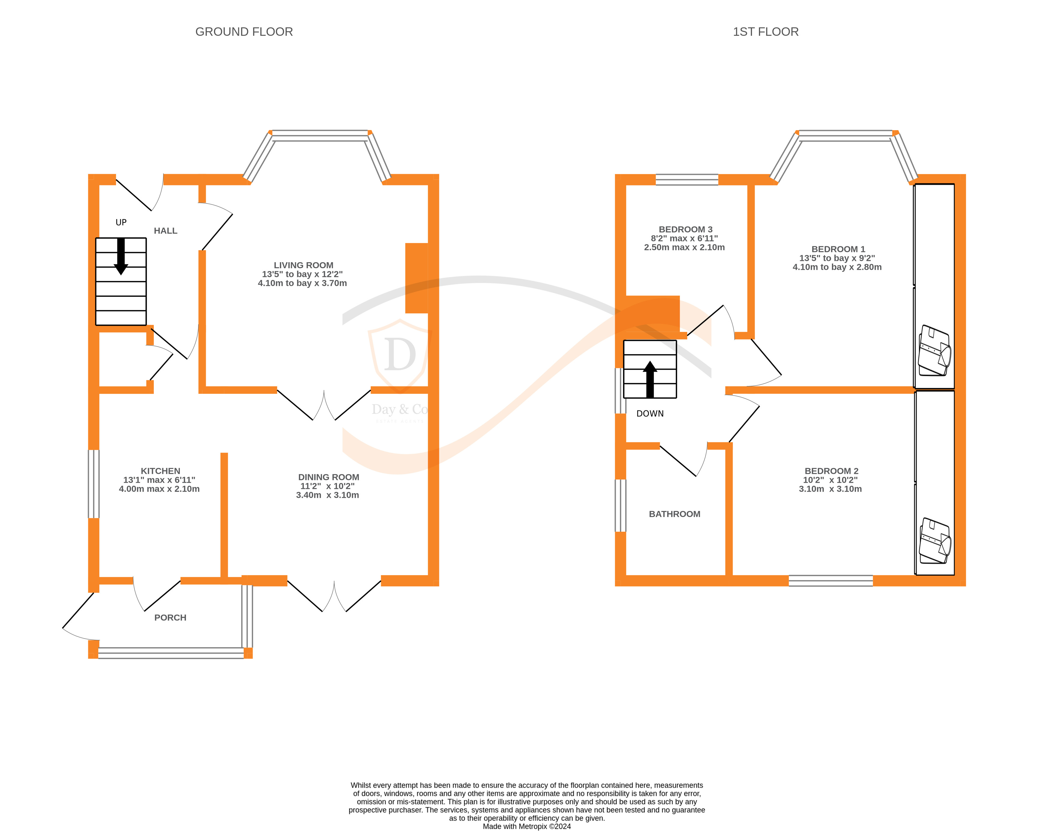 Floorplans For Oakbank Avenue, Keighley, West Yorkshire