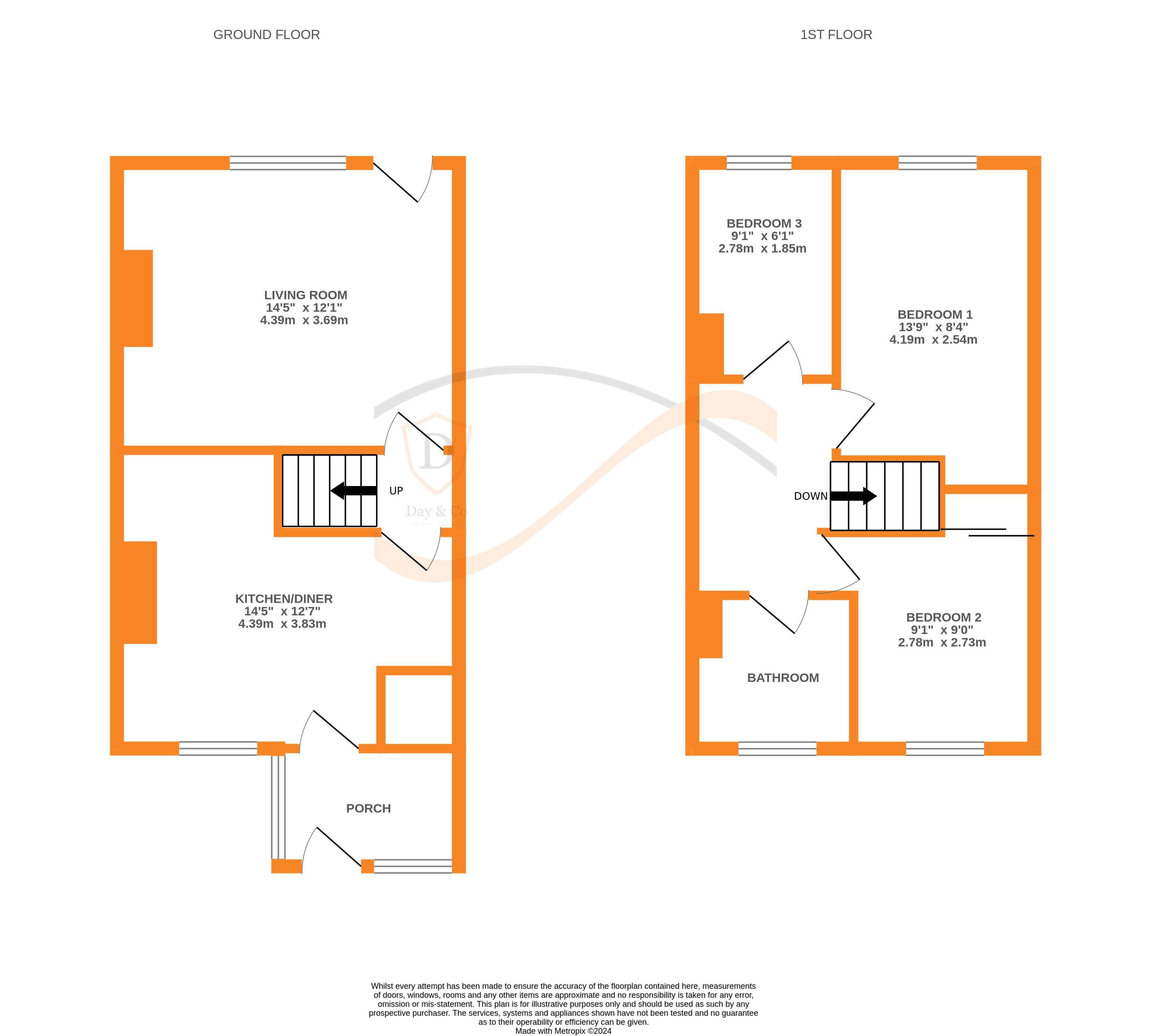 Floorplans For Stockbridge, Keighley, West Yorkshire