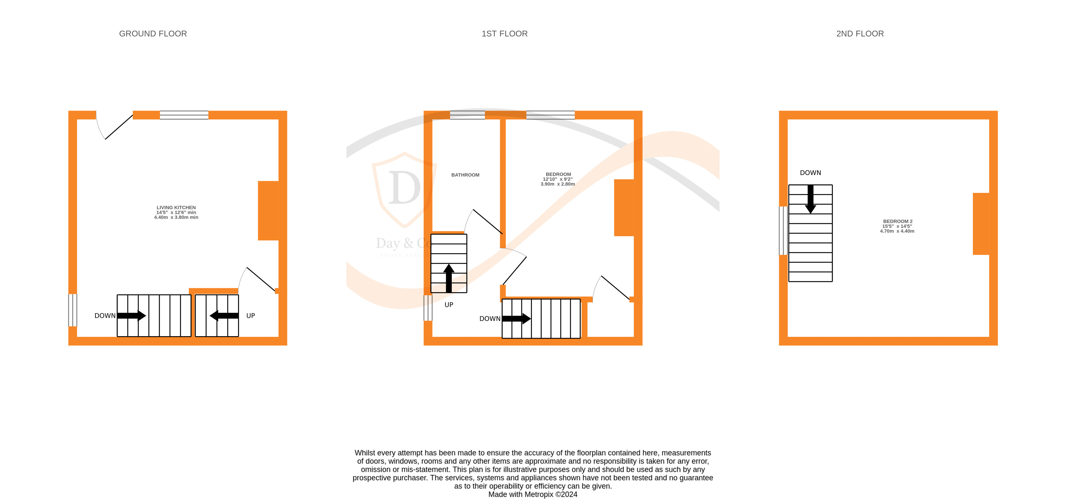 Floorplans For Devonshire Street, Keighley, West Yorkshire