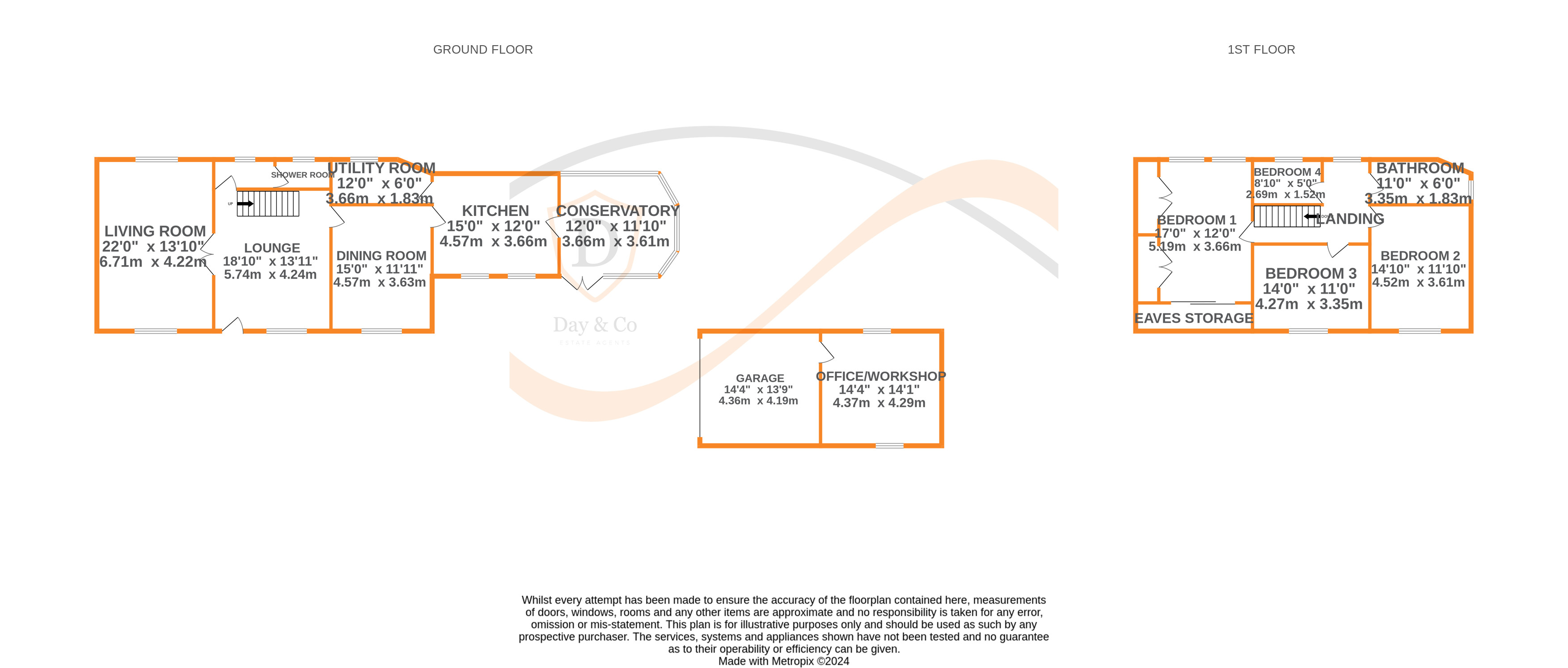 Floorplans For Oakworth, Keighley, West Yorkshire