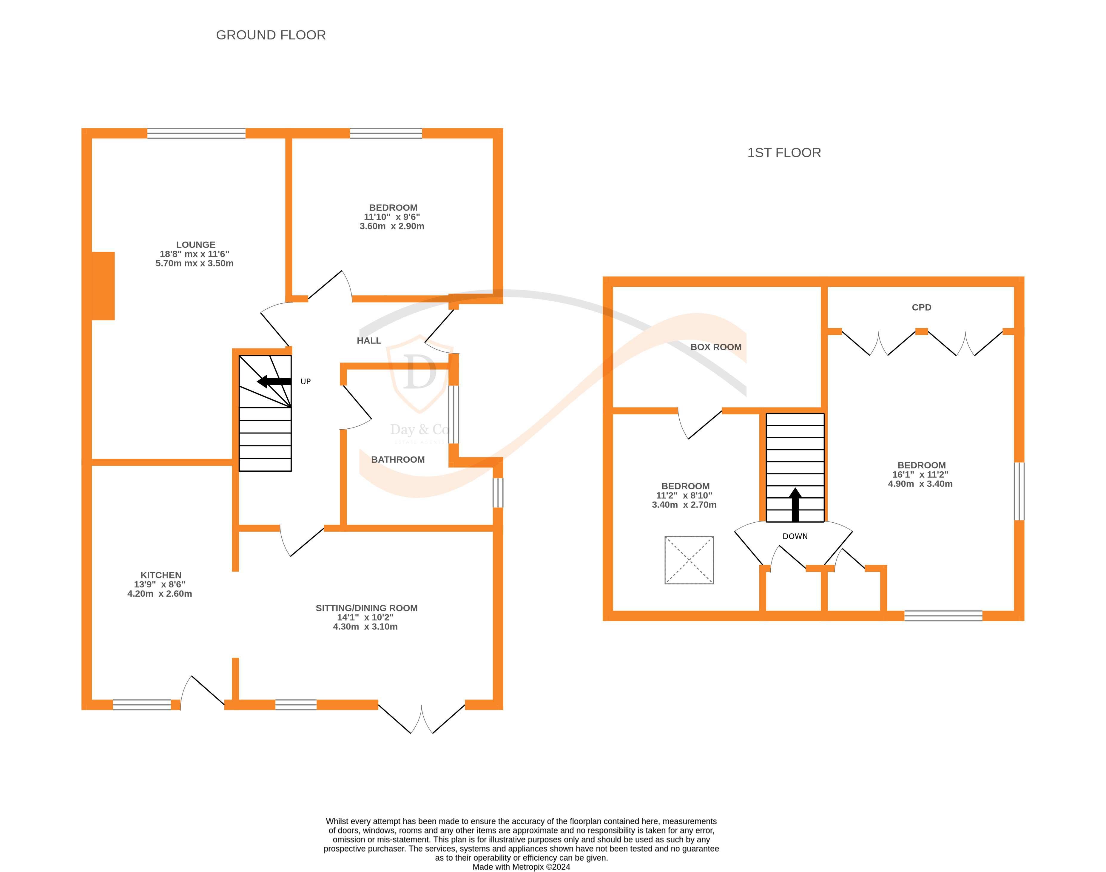 Floorplans For Denholme, Bradford, West Yorkshire