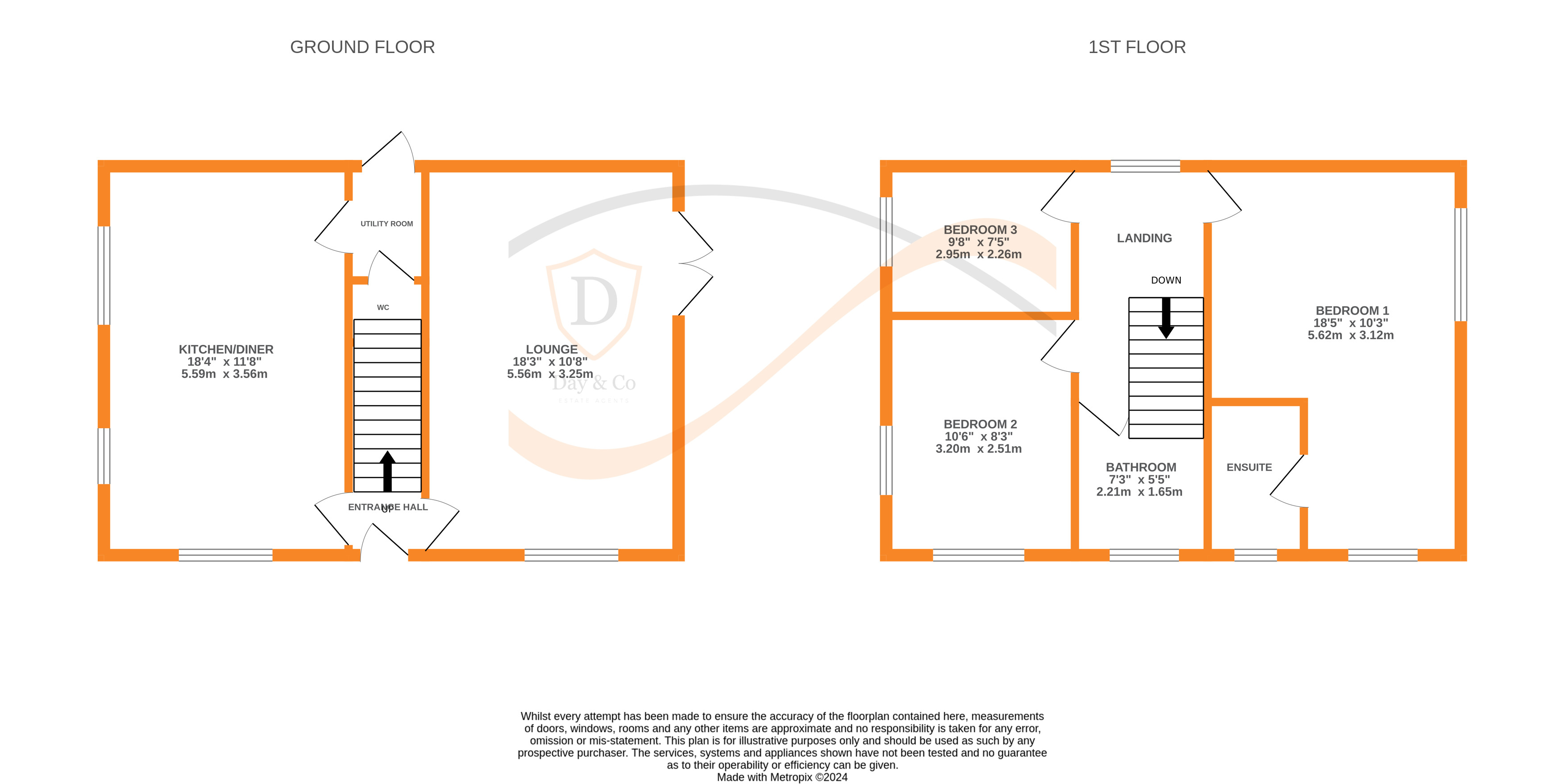 Floorplans For Oakworth, Keighley, West Yorkshire