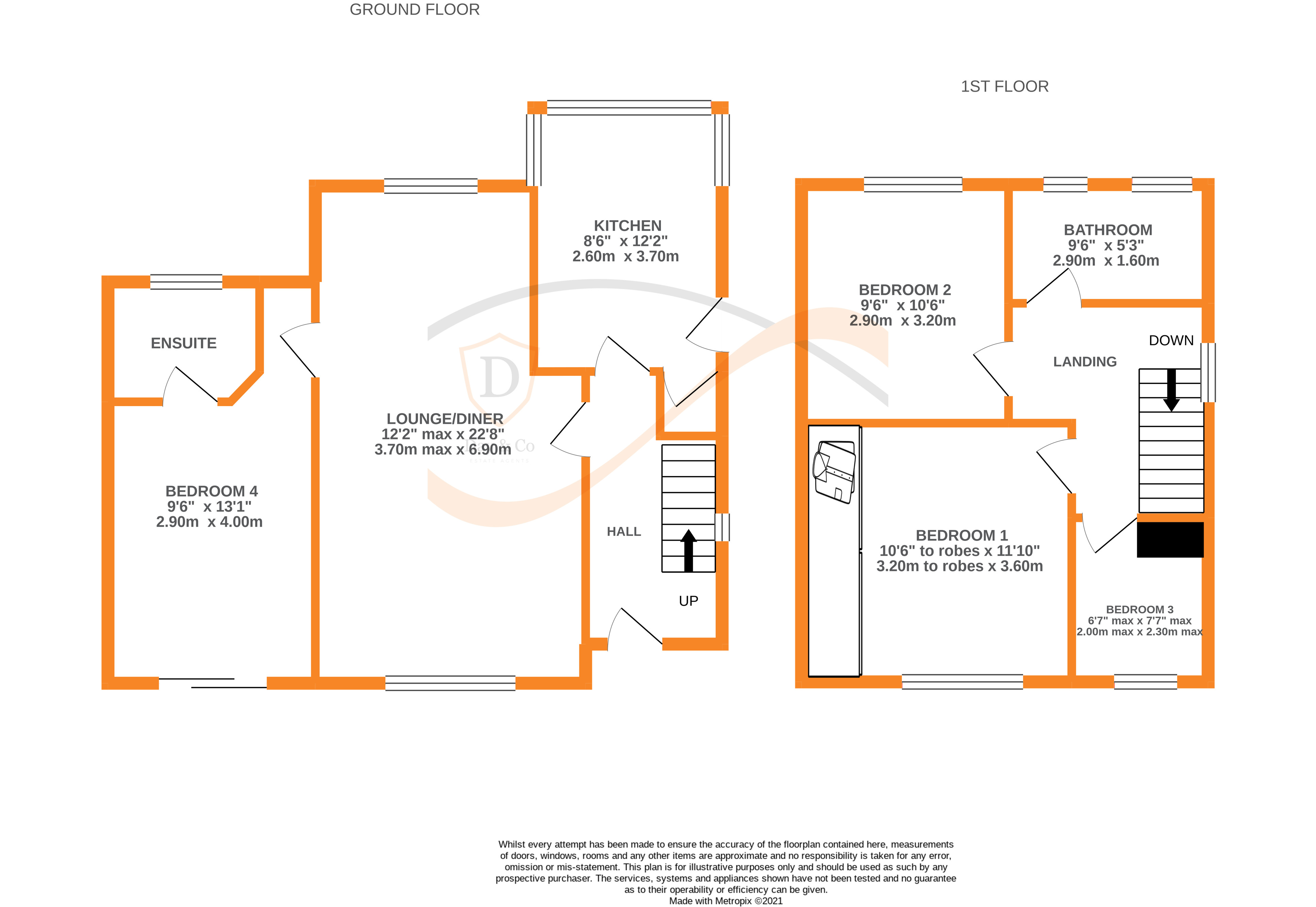 Floorplans For Oakworth, Keighley, West Yorkshire