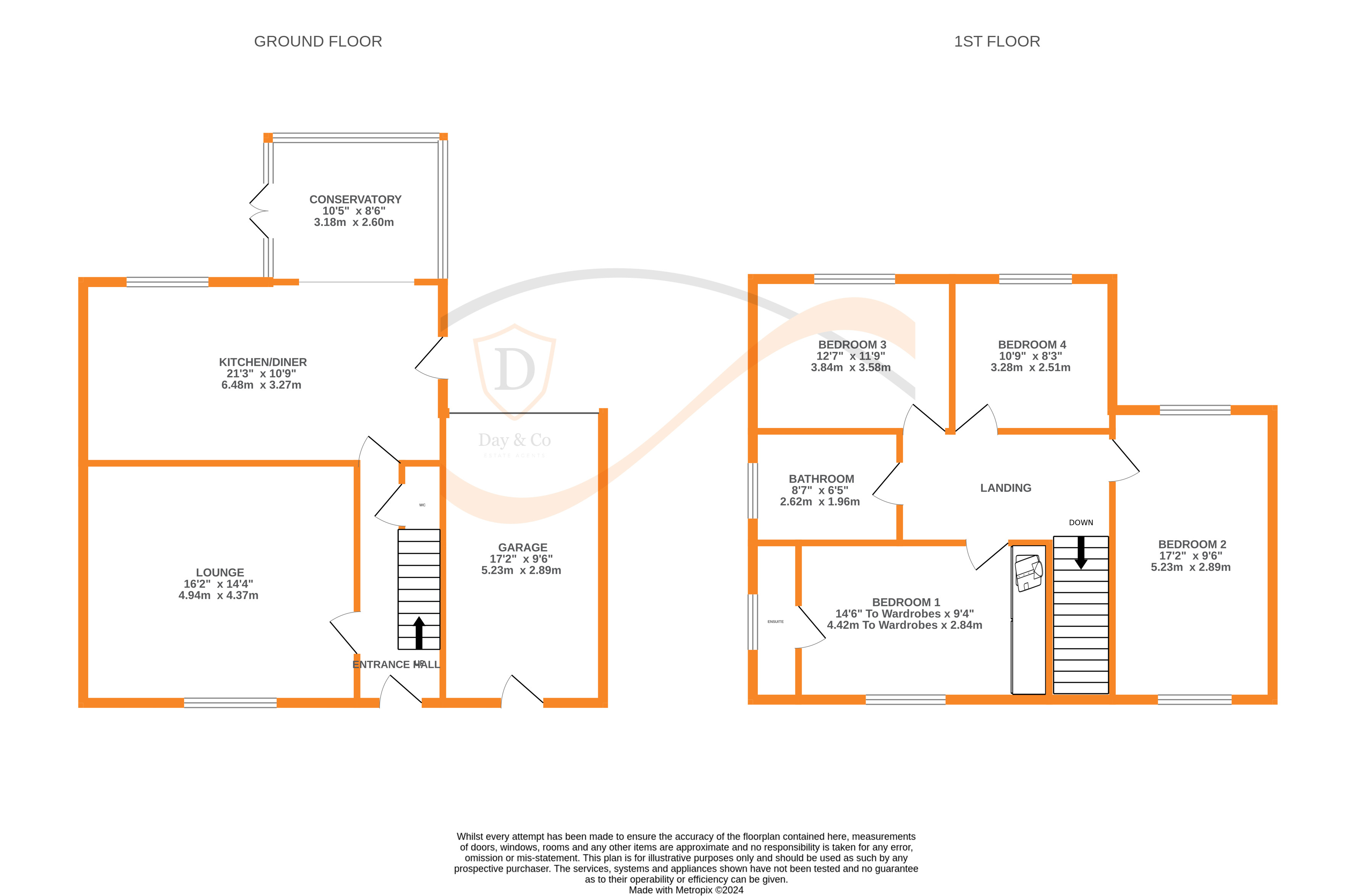 Floorplans For Oakworth, Keighley, West Yorkshire