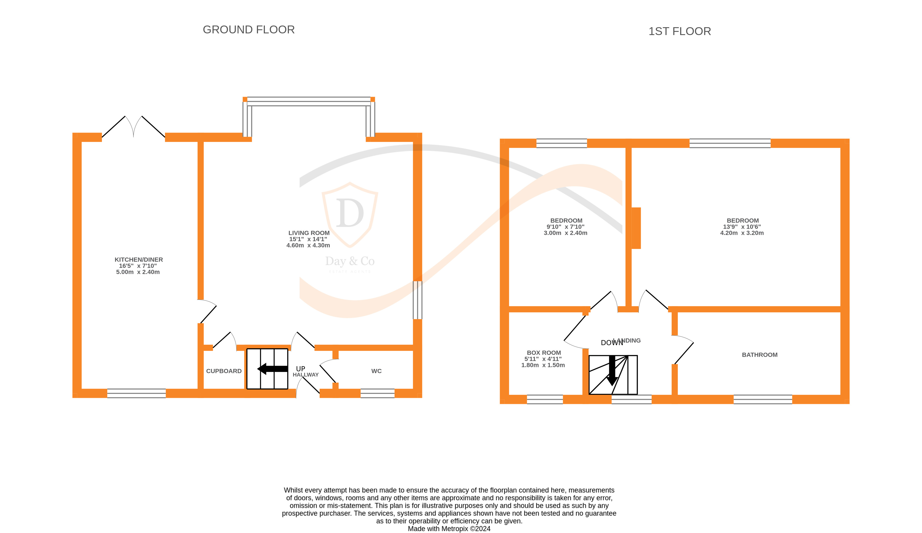 Floorplans For Kings Road, Bingley, West Yorkshire