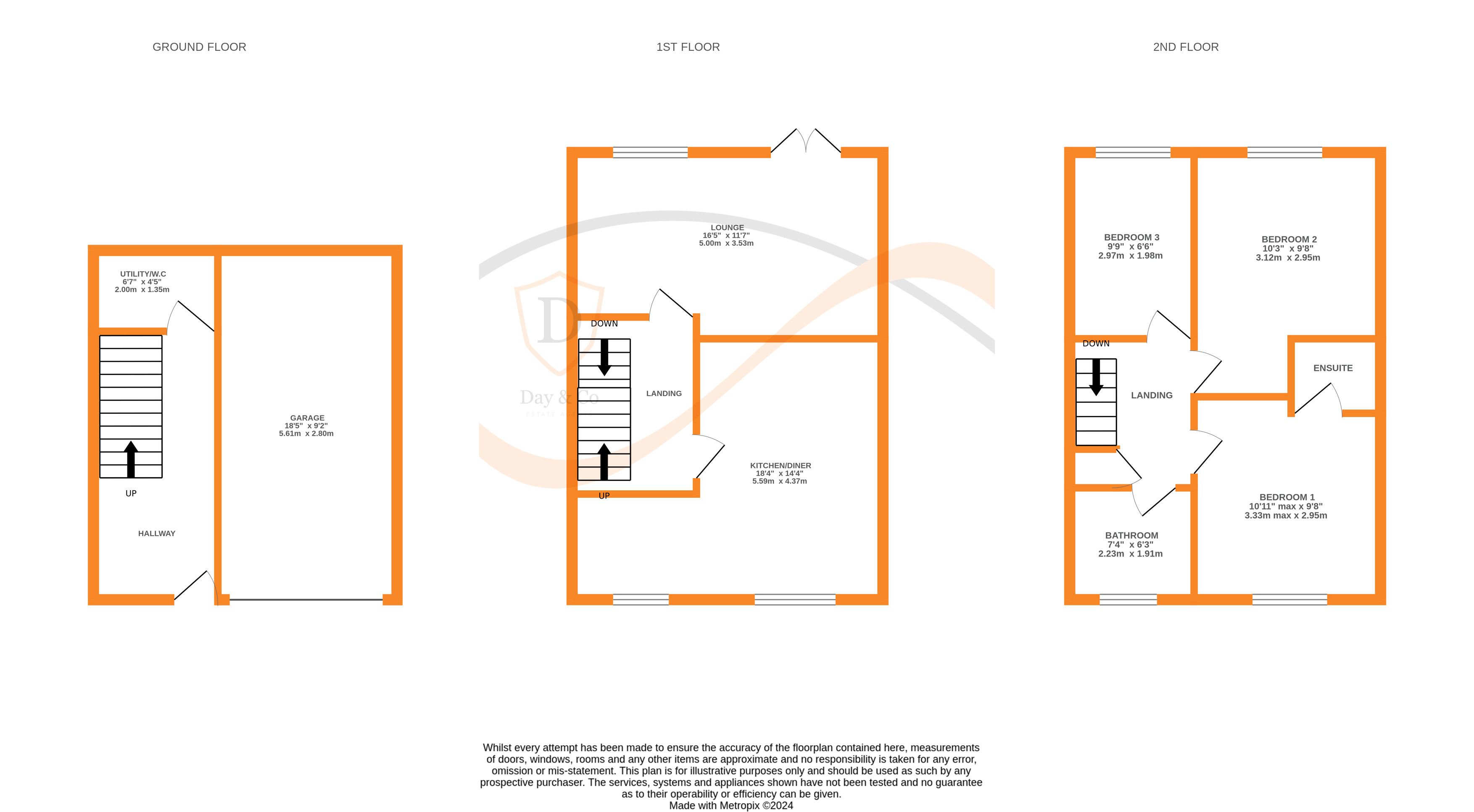 Floorplans For Staincliffe Drive, Keighley, West Yorkshire