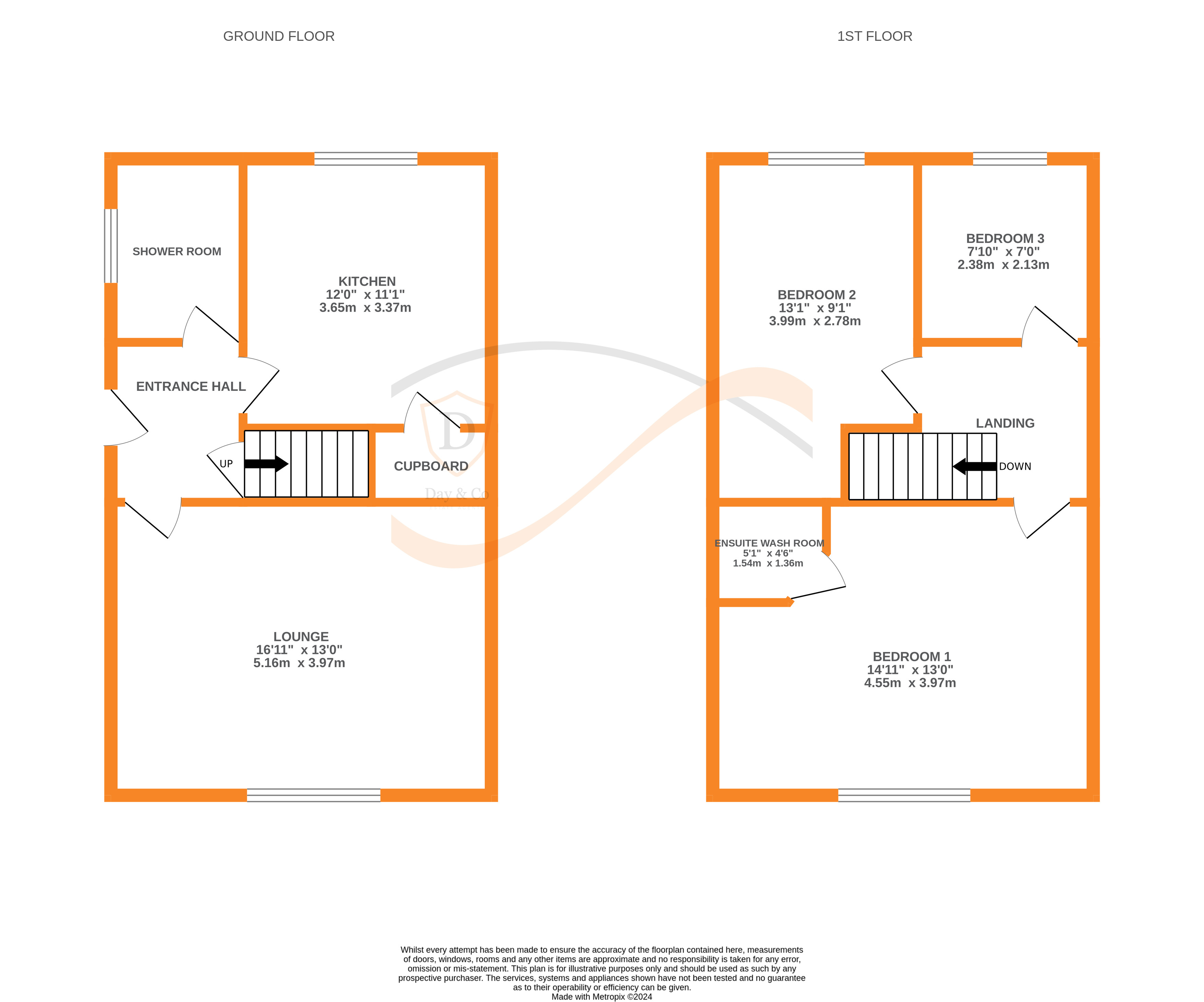 Floorplans For Steeton, Keighley, West Yorkshire