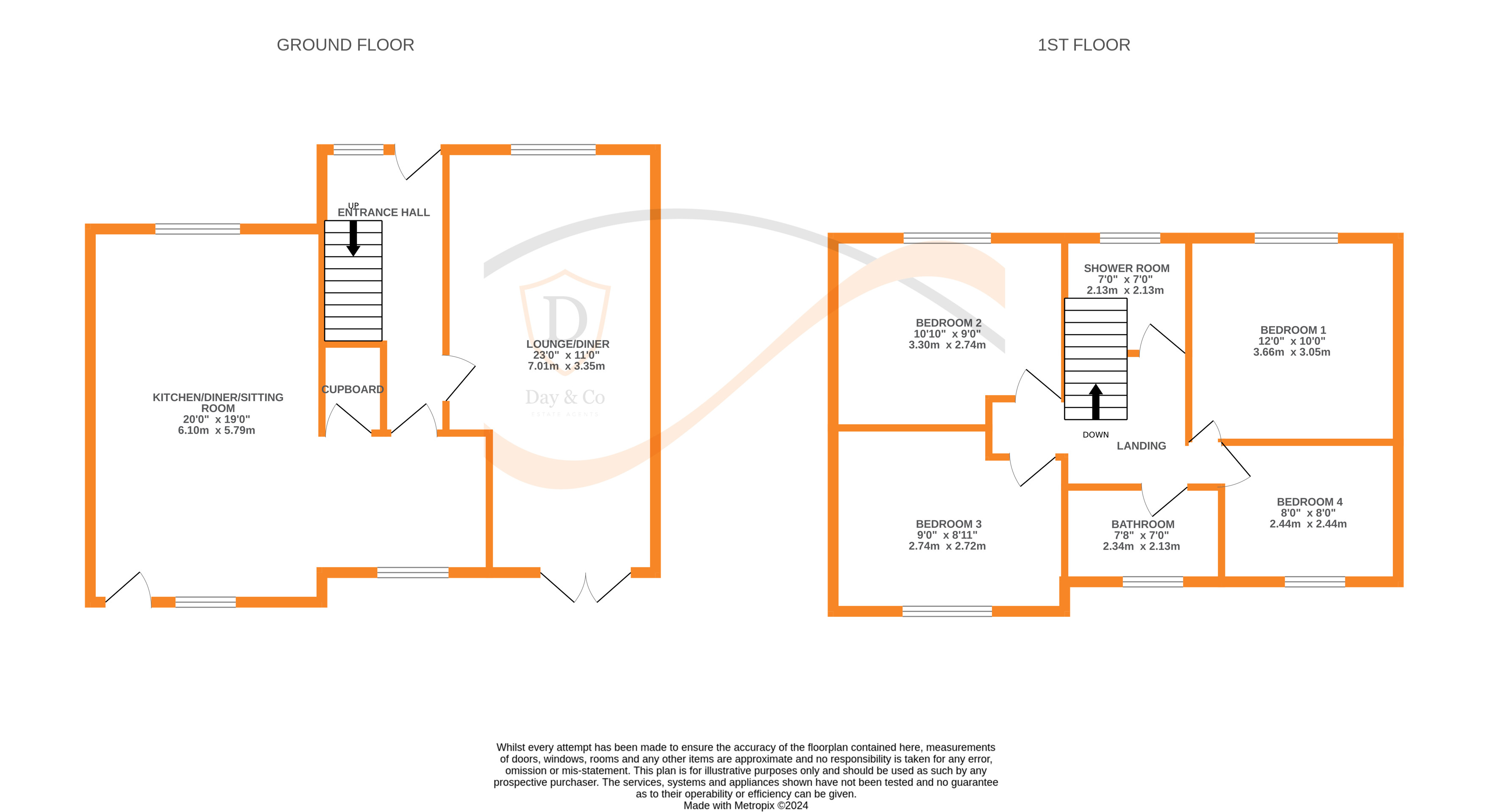 Floorplans For Cross Roads, Keighley, West Yorkshire