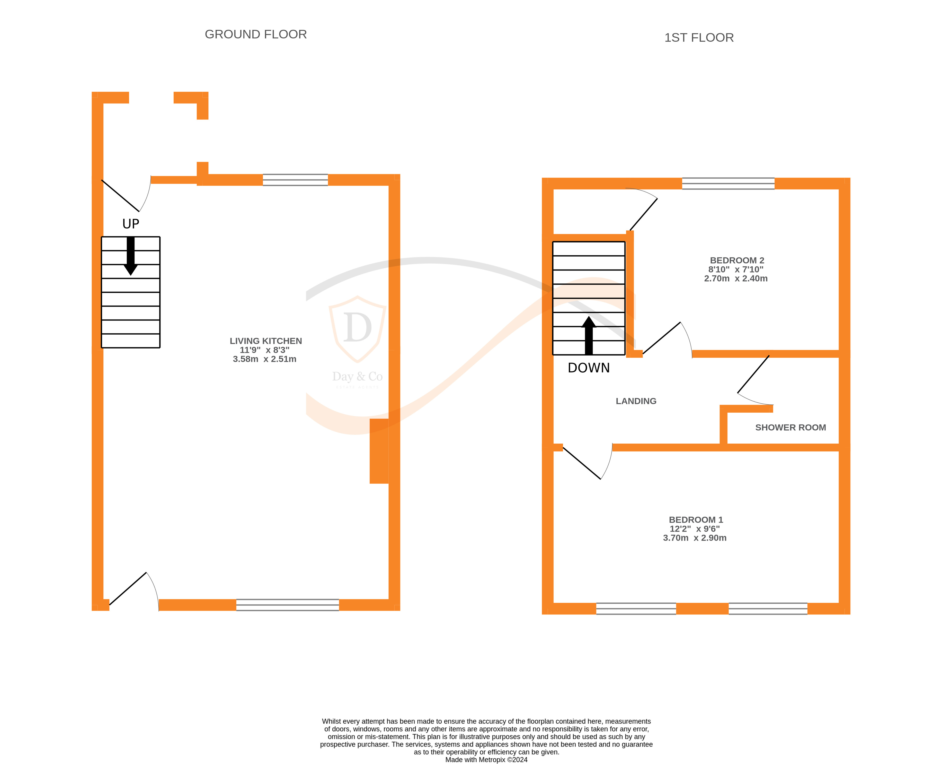 Floorplans For Oakworth, Keighley, West Yorkshire