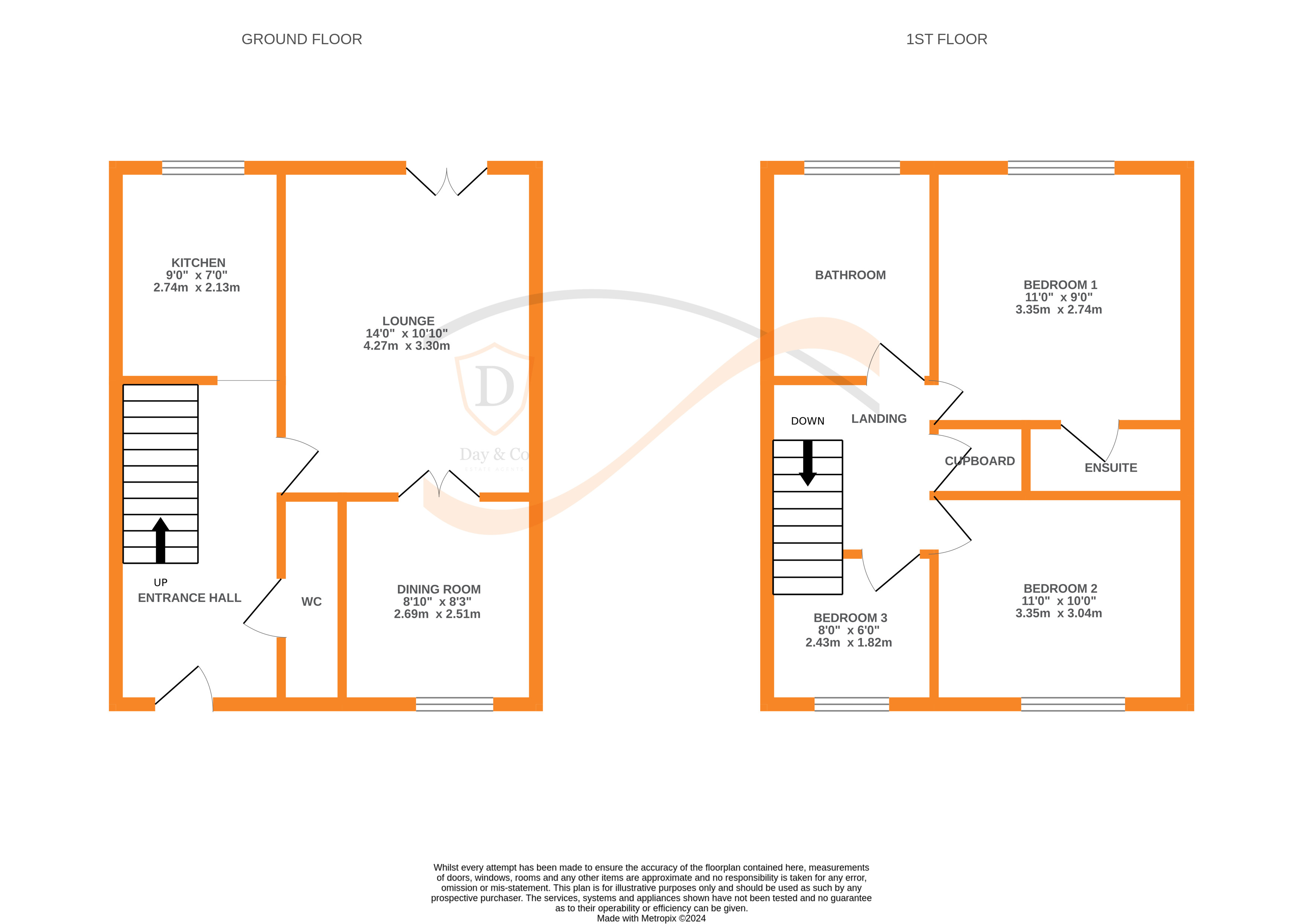 Floorplans For Haworth, Keighley, West Yorkshire