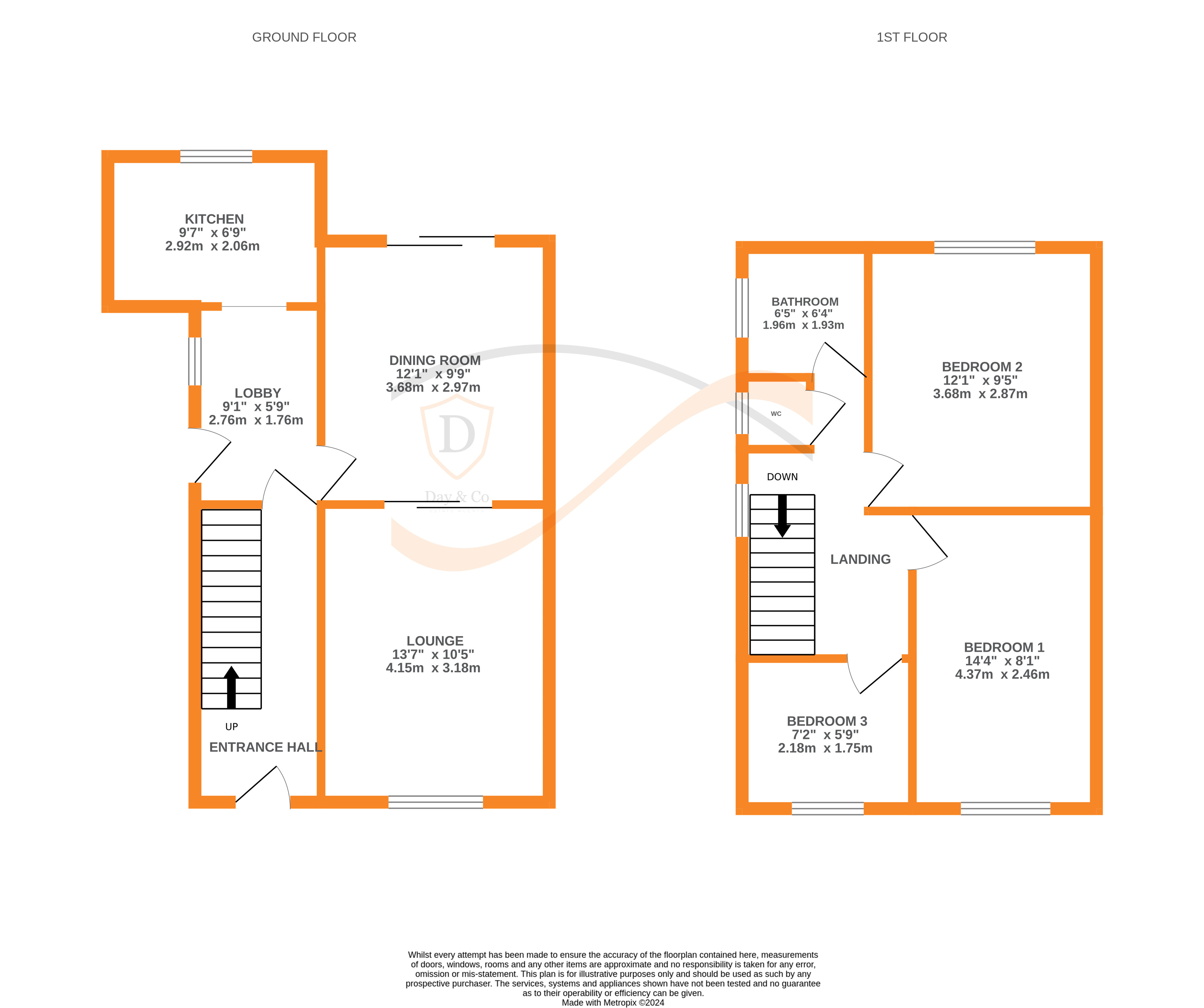 Floorplans For Florist Street, Keighley, West Yorkshire