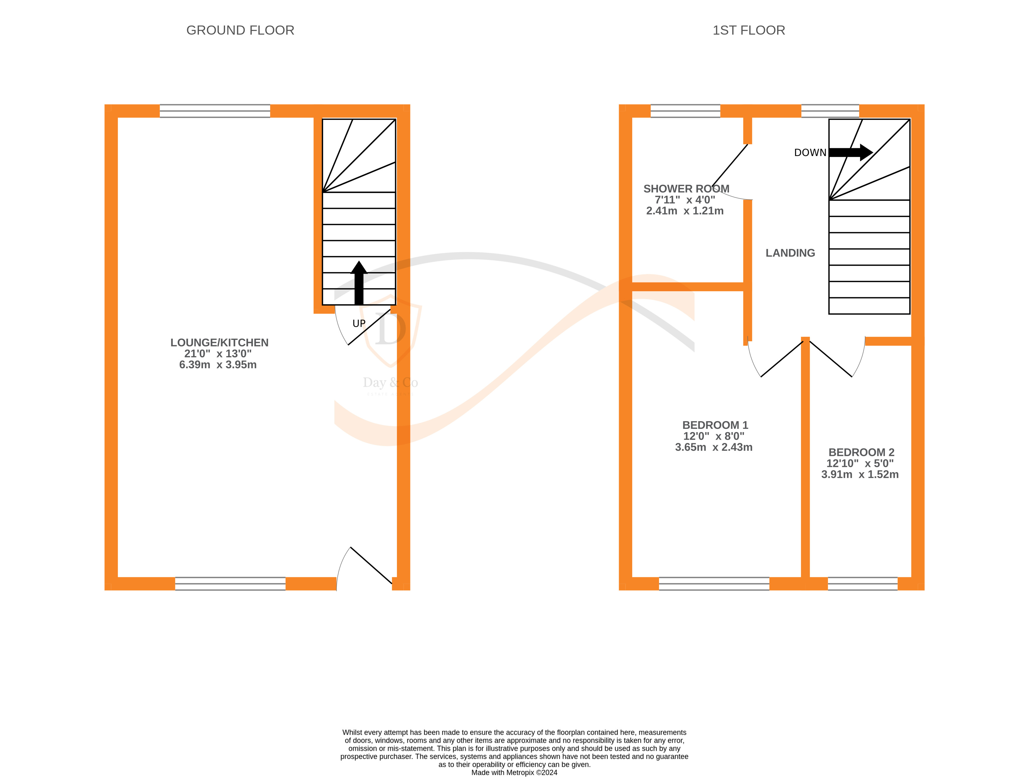 Floorplans For Oakworth, Keighley, West Yorkshire