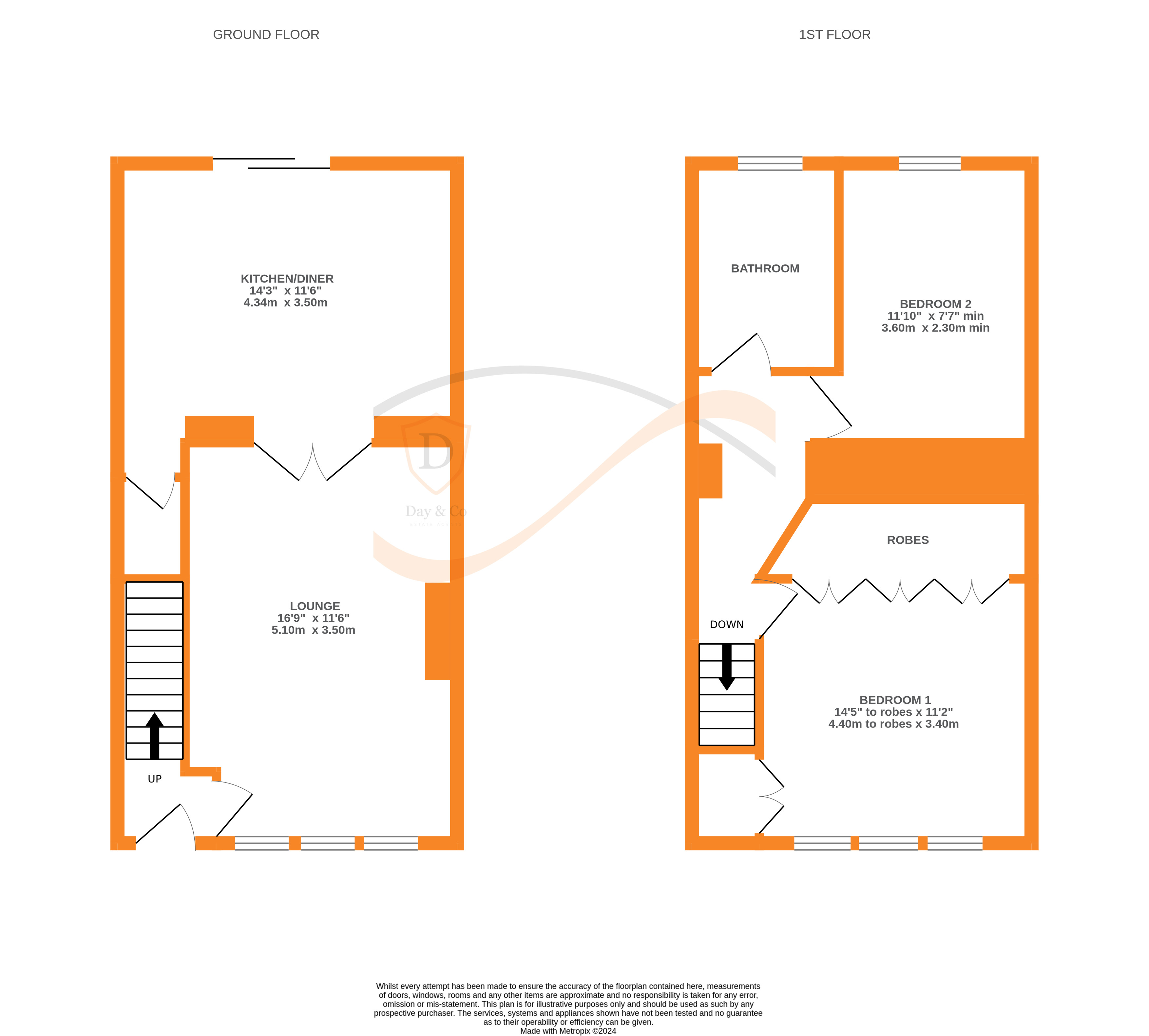 Floorplans For Bogthorn, Oakworth, Keighley, West Yorkshire