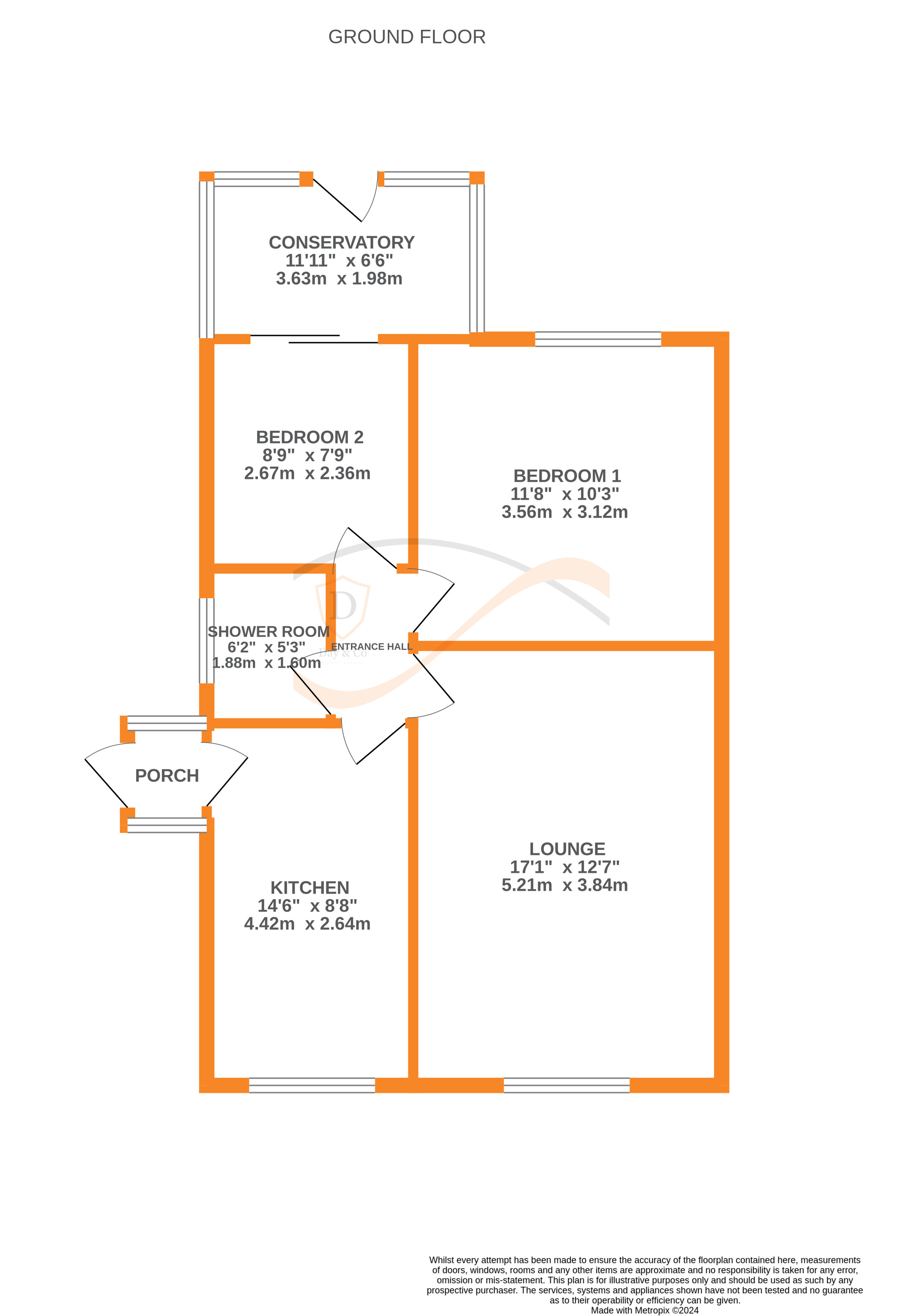 Floorplans For Woodworth Grove, Keighley, West Yorkshire