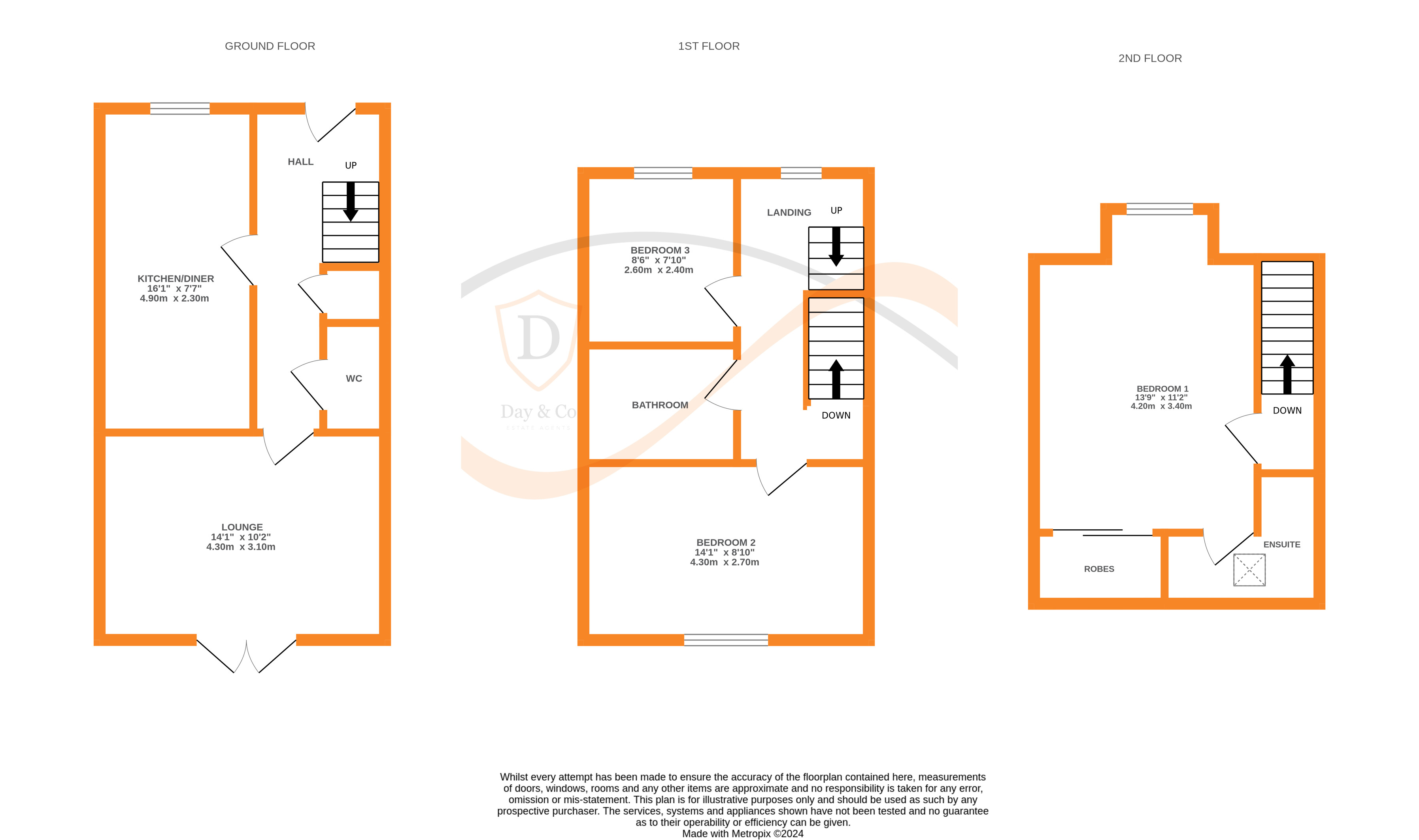 Floorplans For Pepper Hill Lea, Keighley, West Yorkshire