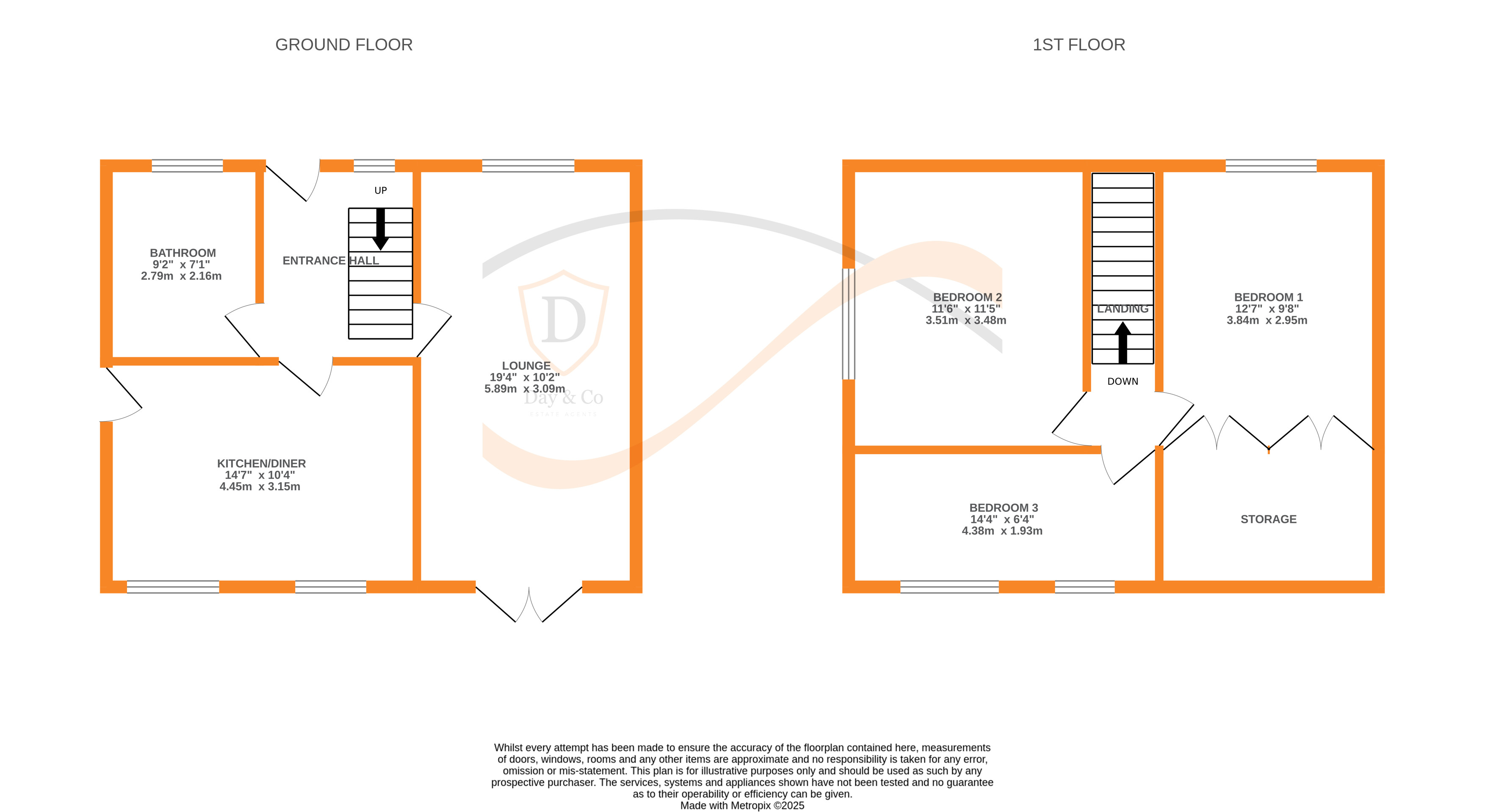 Floorplans For Riddlesden, Keighley, West Yorkshire