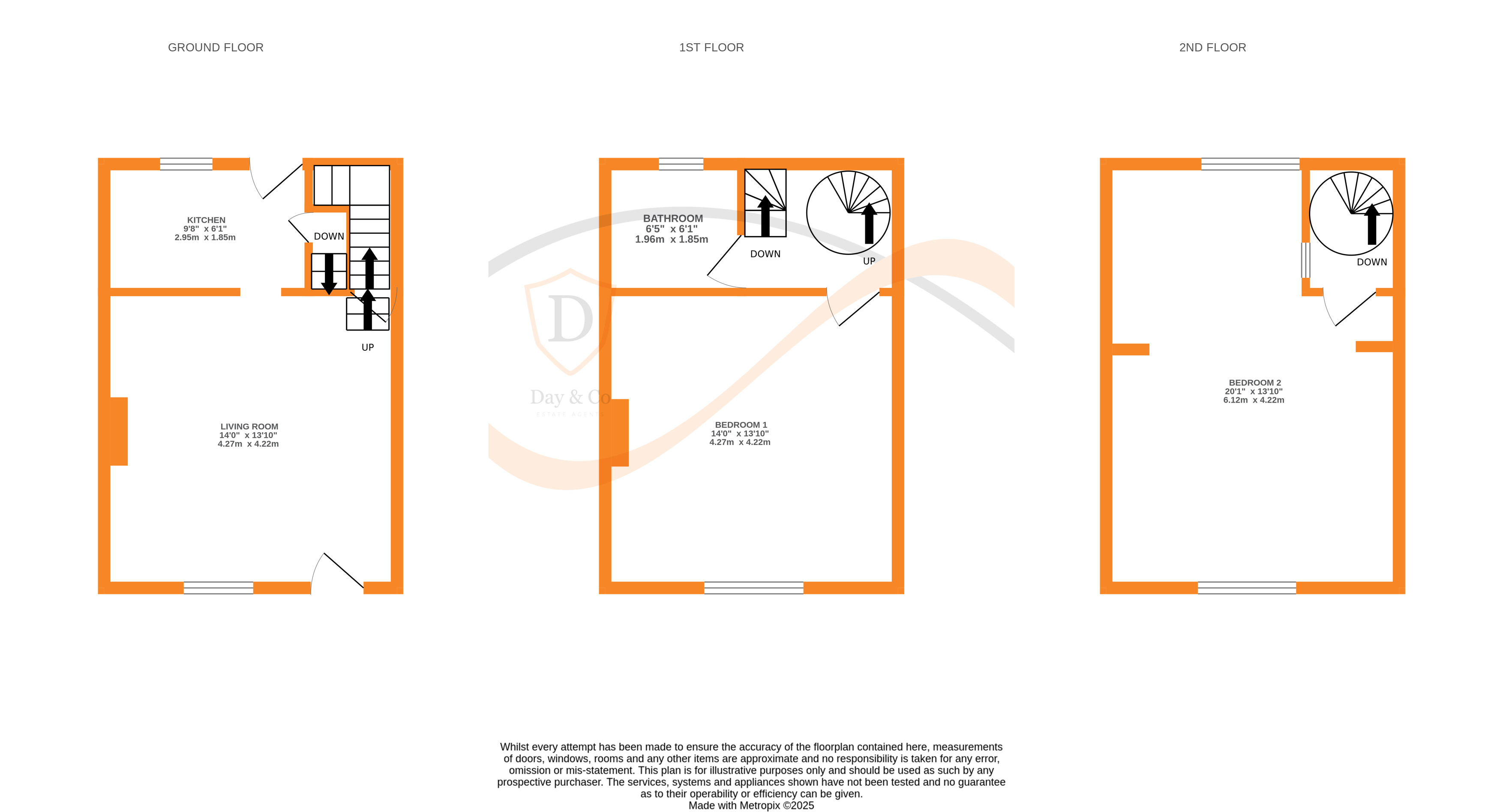 Floorplans For Oakworth, Keighley, West Yorkshire