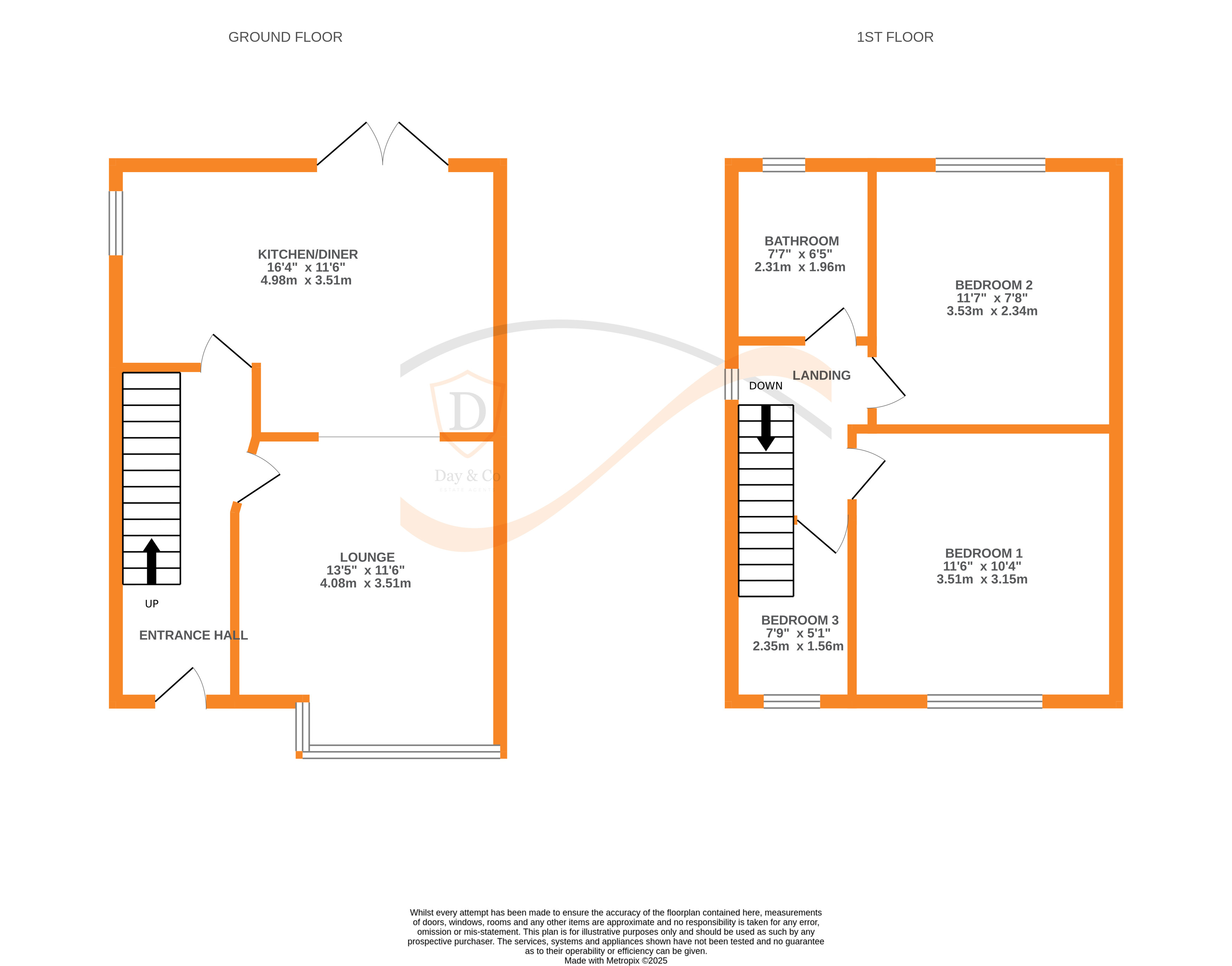 Floorplans For Westburn Avenue, Keighley, West Yorkshire