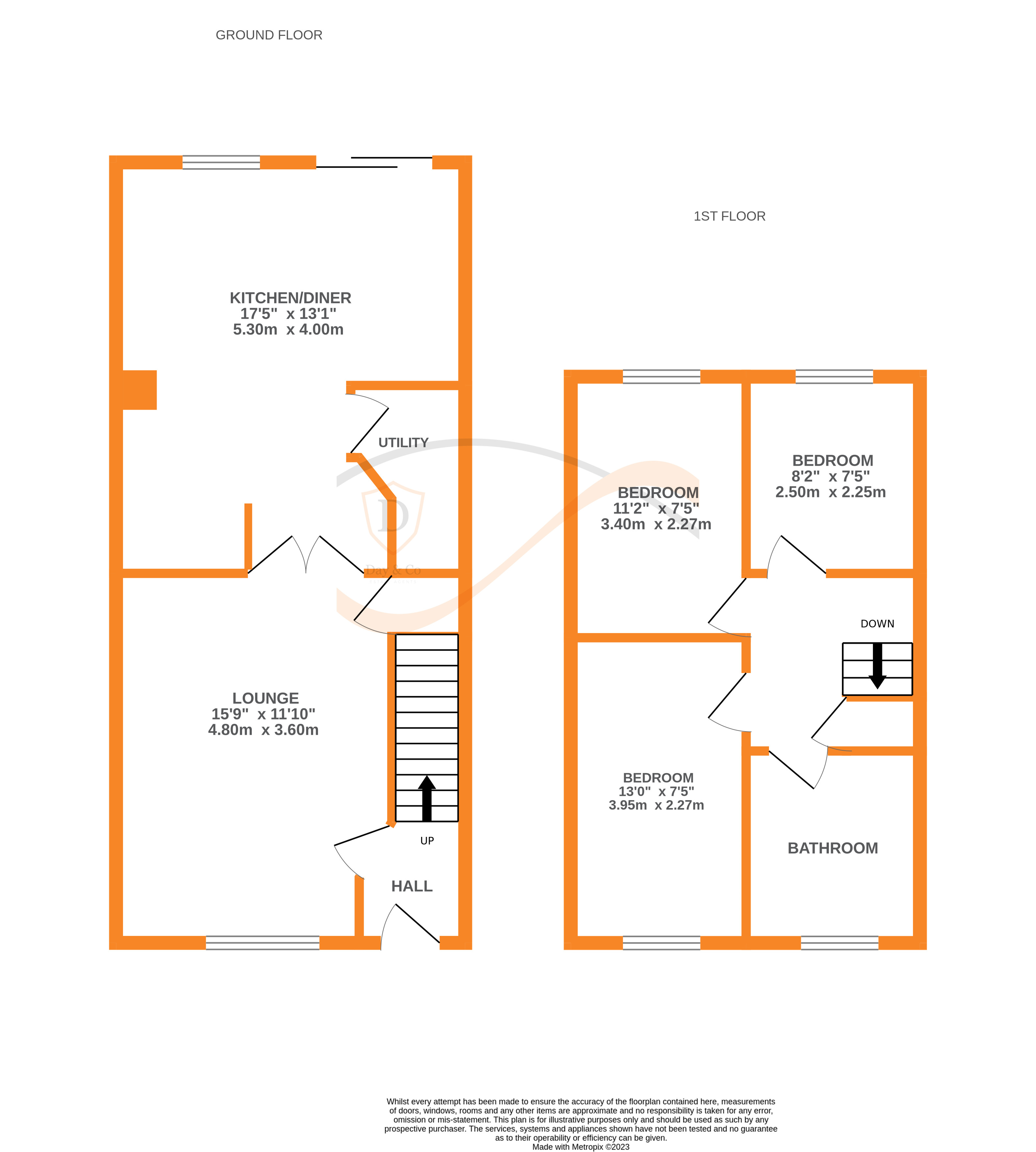 Floorplans For Oakworth, Keighley, West Yorkshire